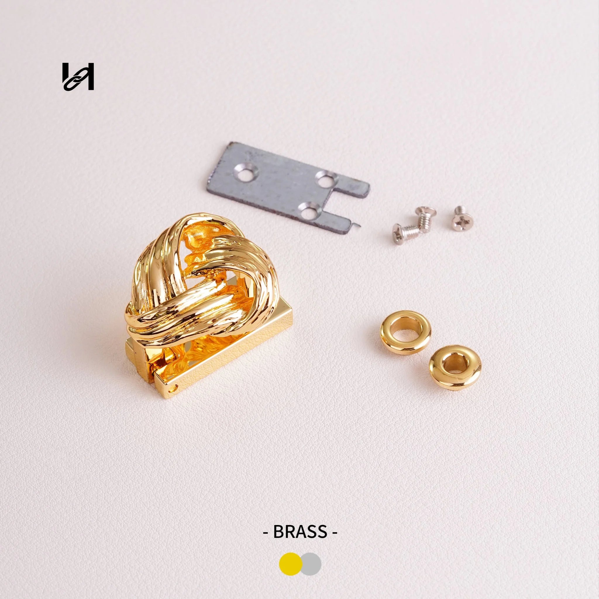 Brass Floral Closure Locks – Vintage Hardware for Trunks & Case - hardware
