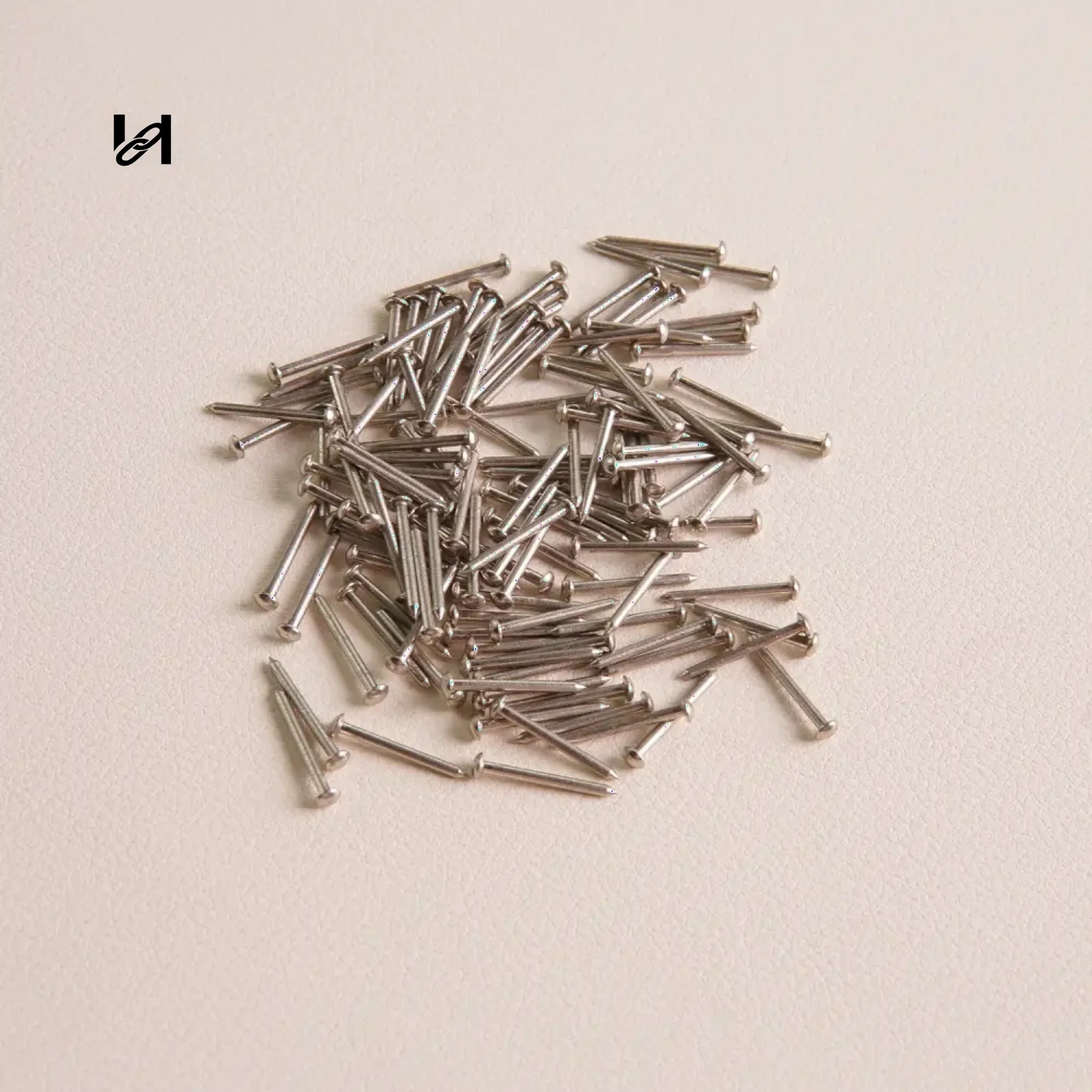 Brass Long Nail & Pelarge tool - Silver / 1PCS - hardware