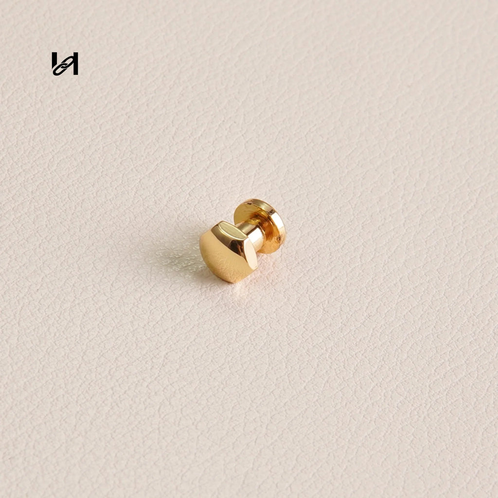 Brass Screw Rivets for Leather Straps & Bags - hardware