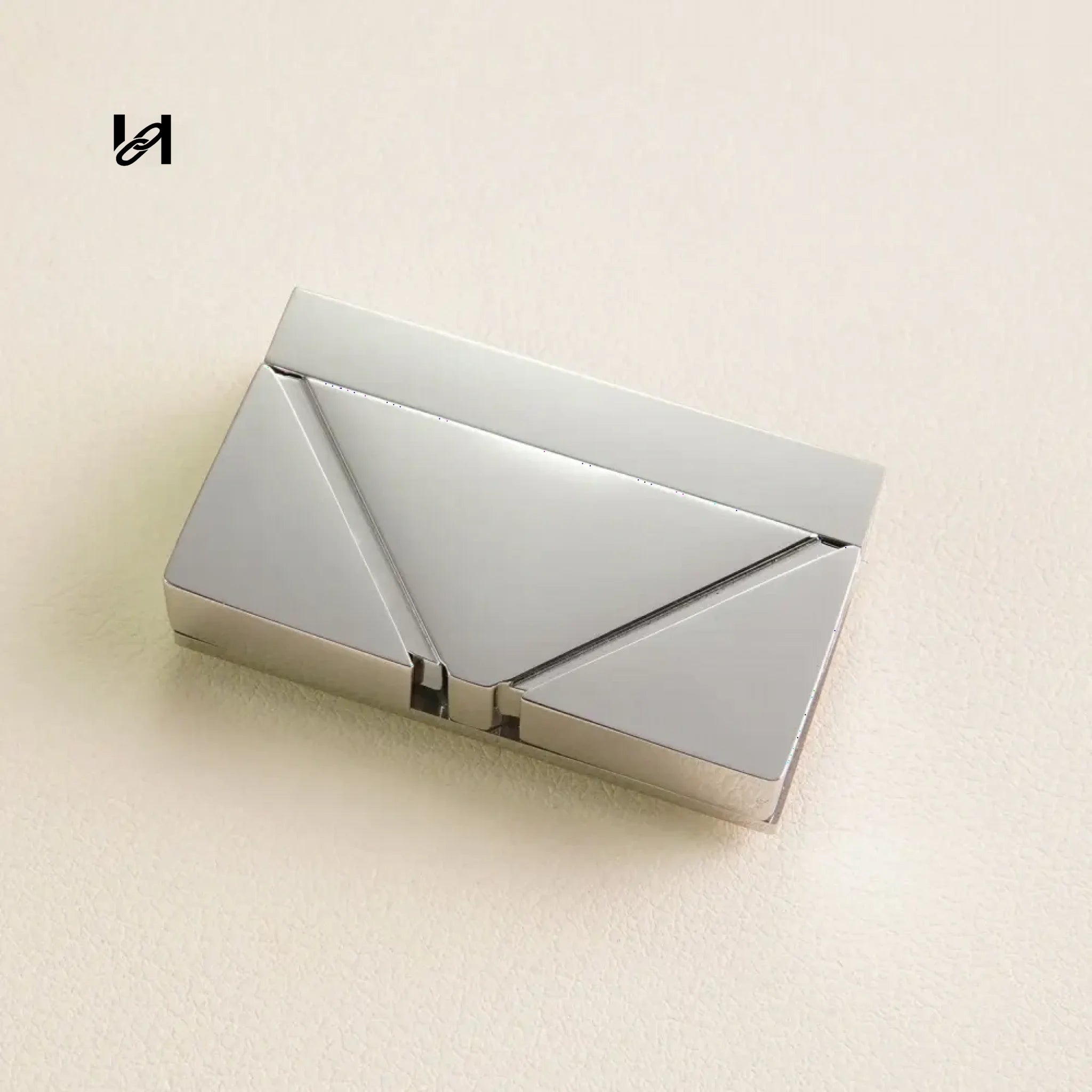 Briefcase Closure - Silver - hardware