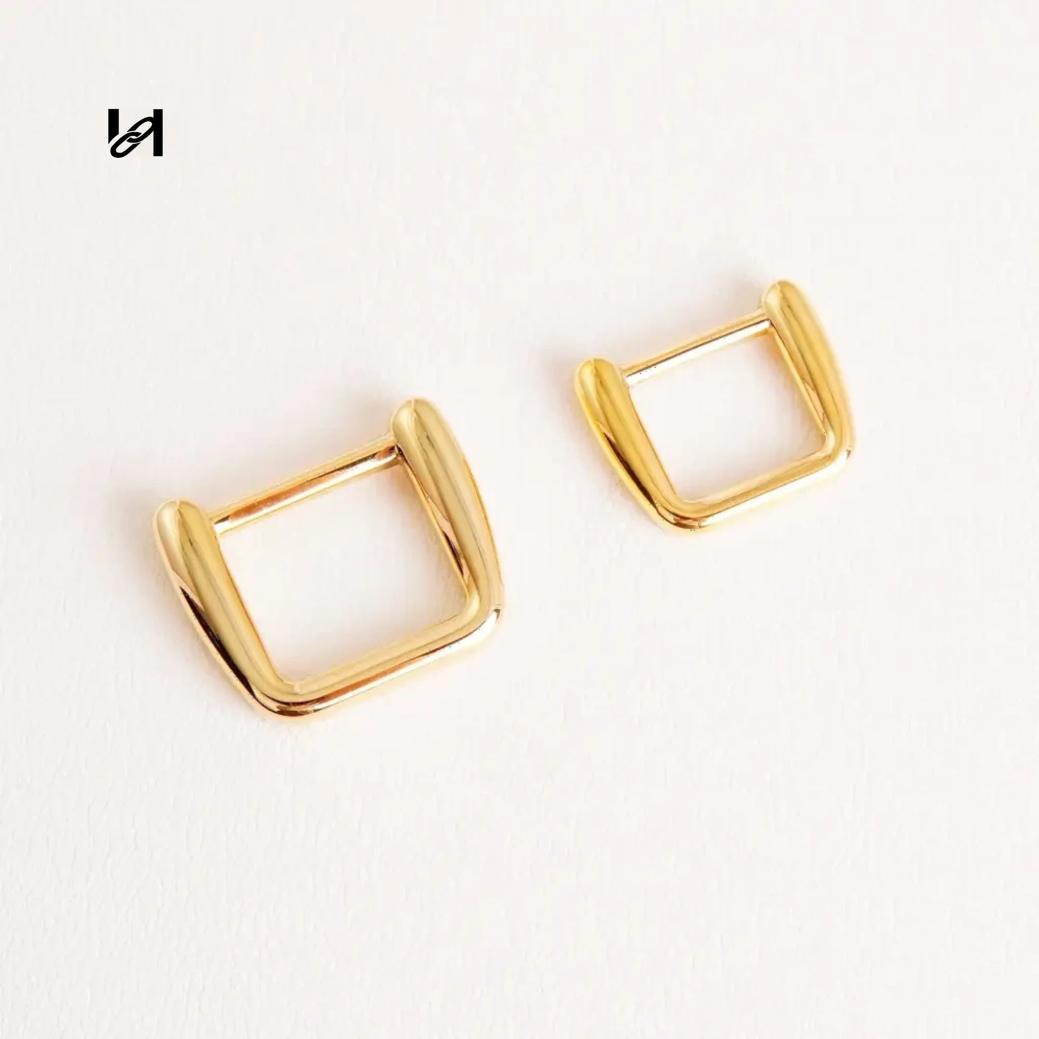 Briefcase Handle Square Ring - Gold / 20MM - hardware