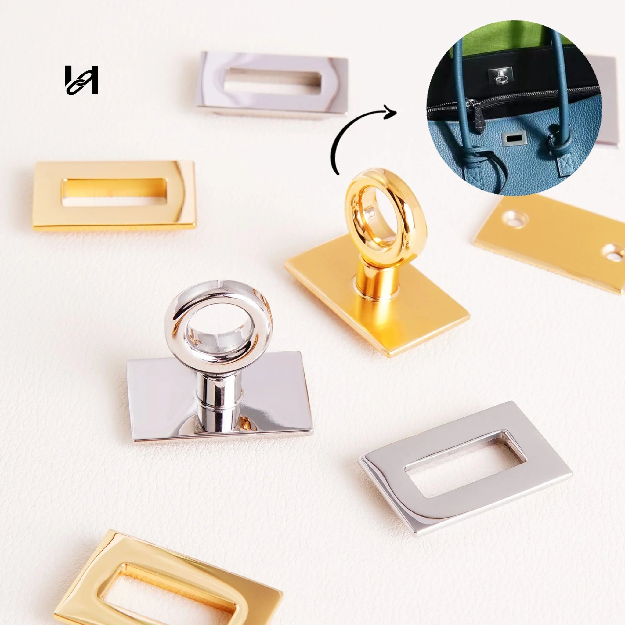 Circle-head Square Turn Lock - hardware