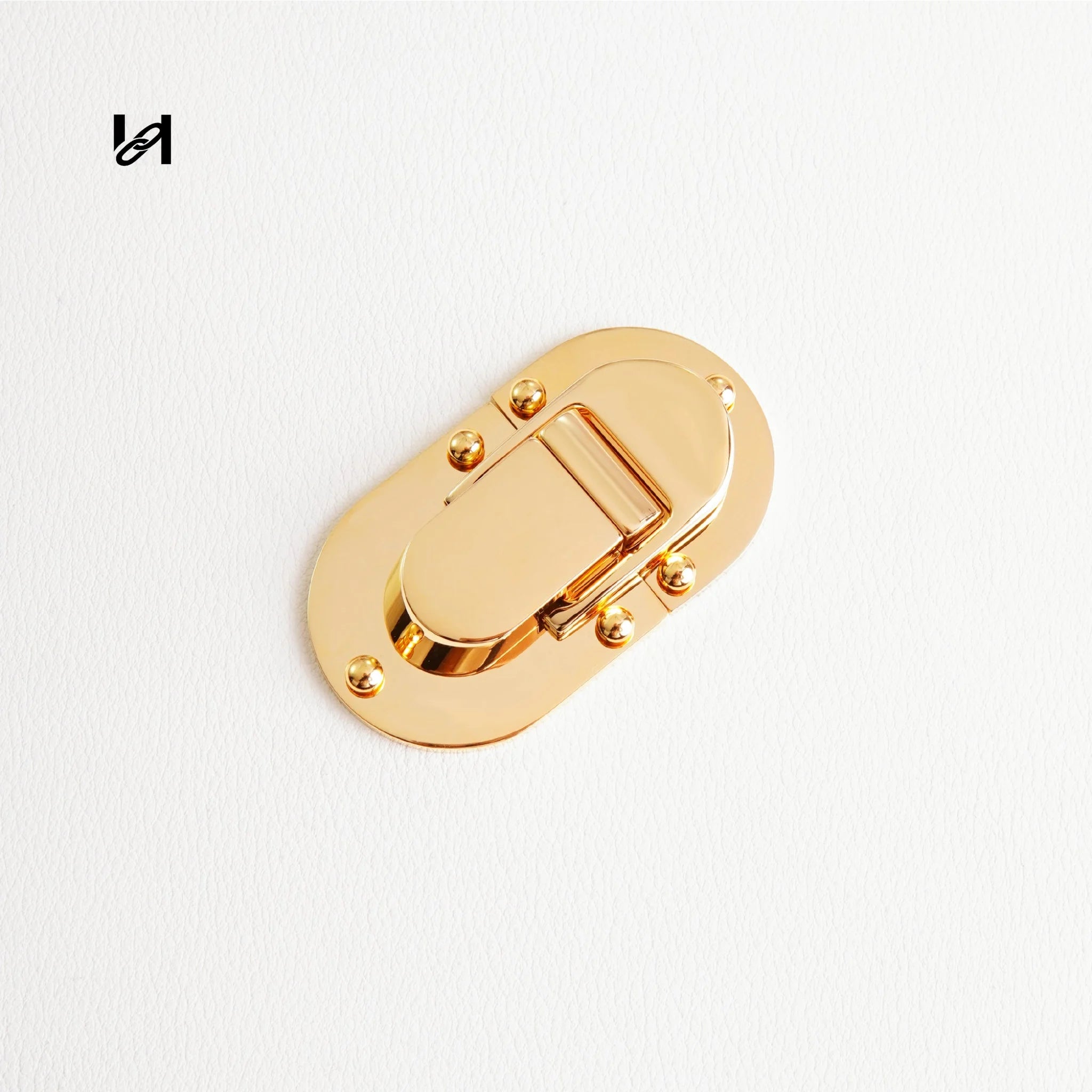 Clipper Closure Locks – Stainless Steel Hardware for Suitcases & Trunks-2 - gold - hardware