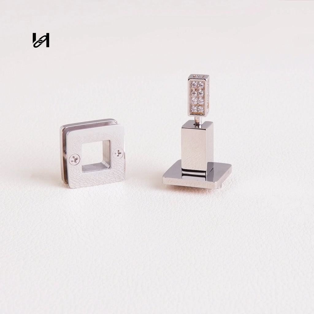 Crystal/Swarovski Latch Lock - silver - hardware