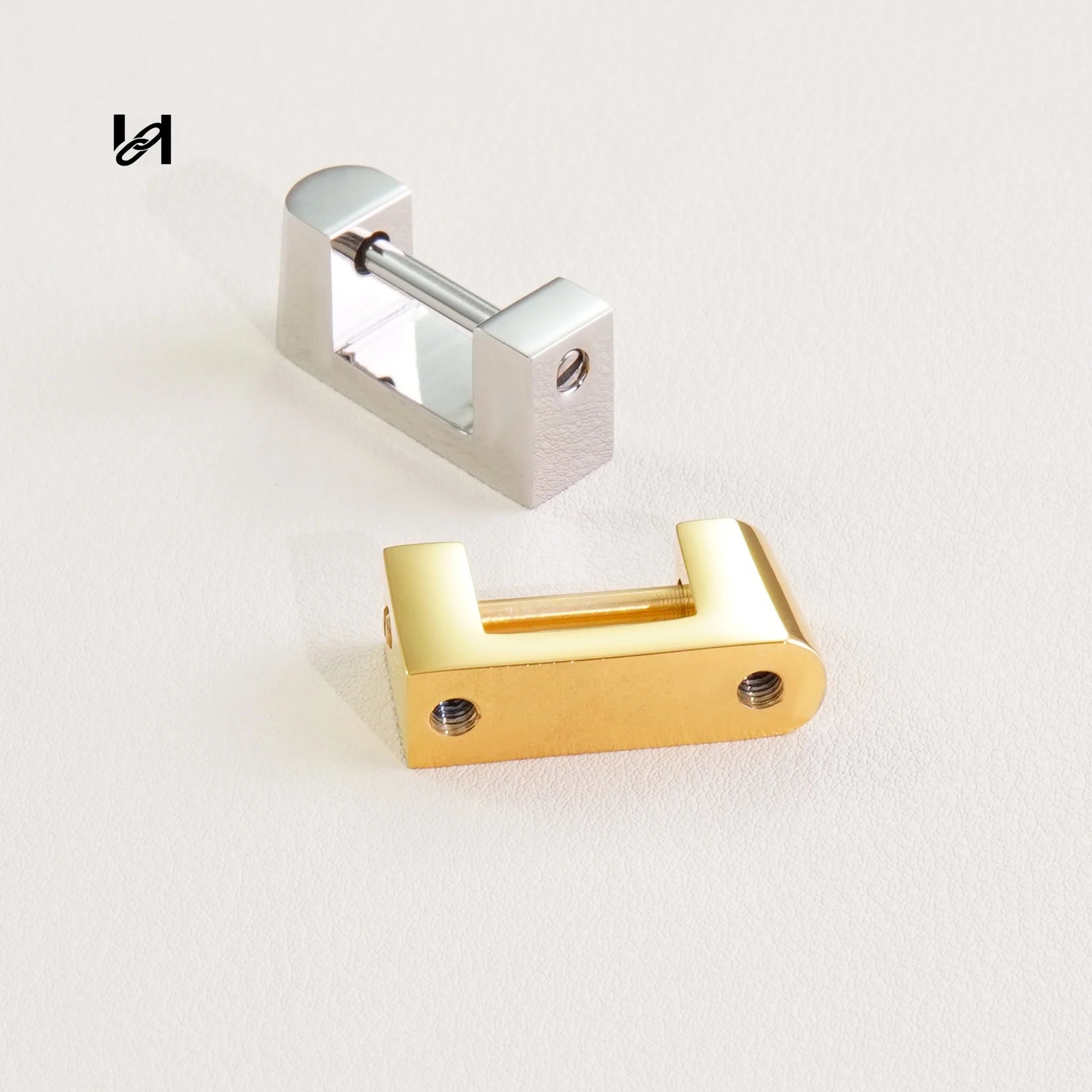 Custom 16×32mm Stainless Steel Dulles Briefcase Handle Holder Connectors - hardware