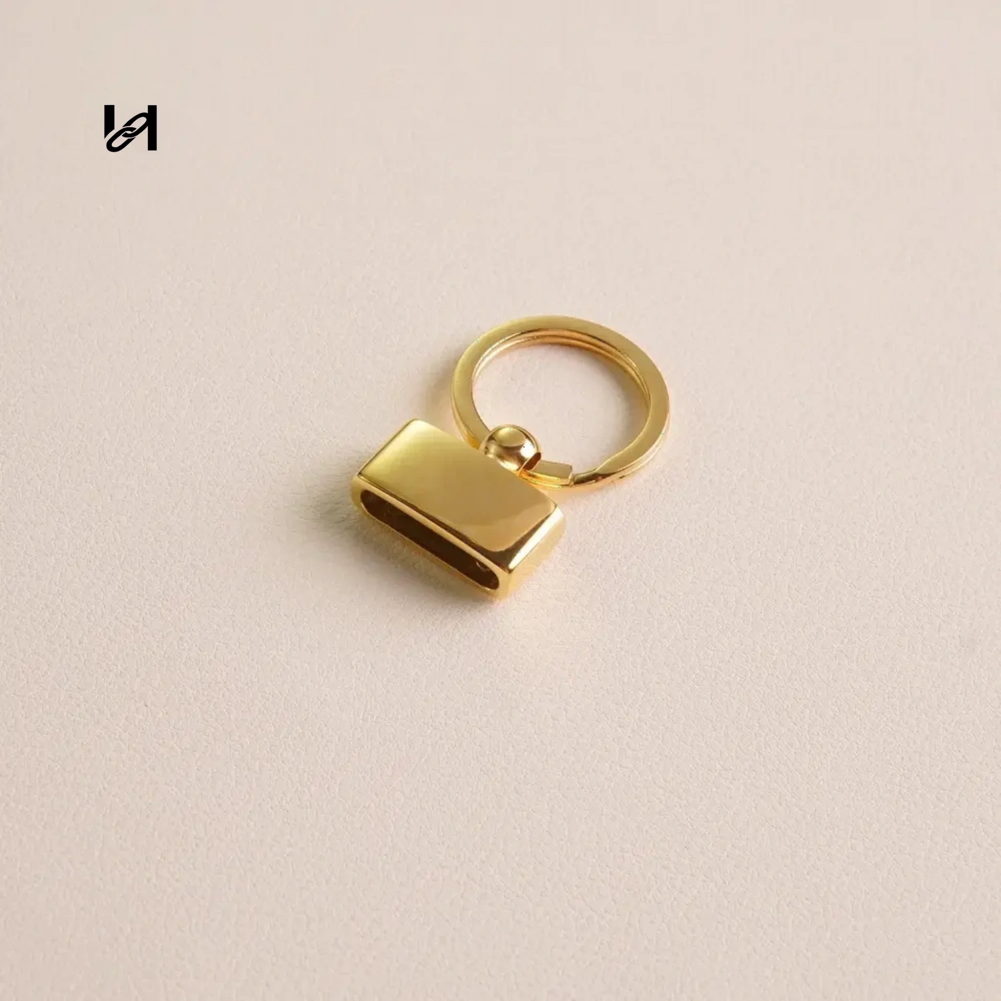 No Rotation Key ring - Gold - hardware