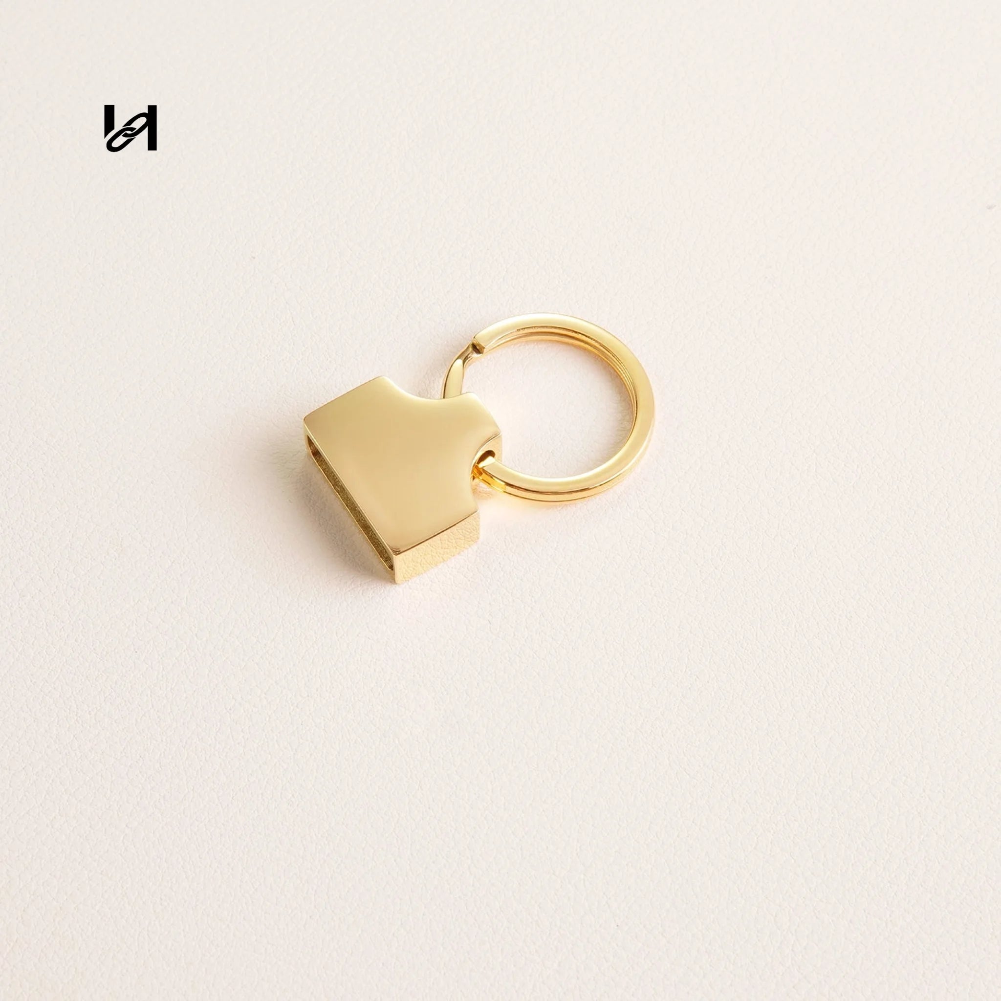 Custom 19mm Stainless Steel Mountain-Shaped Keychain Clips