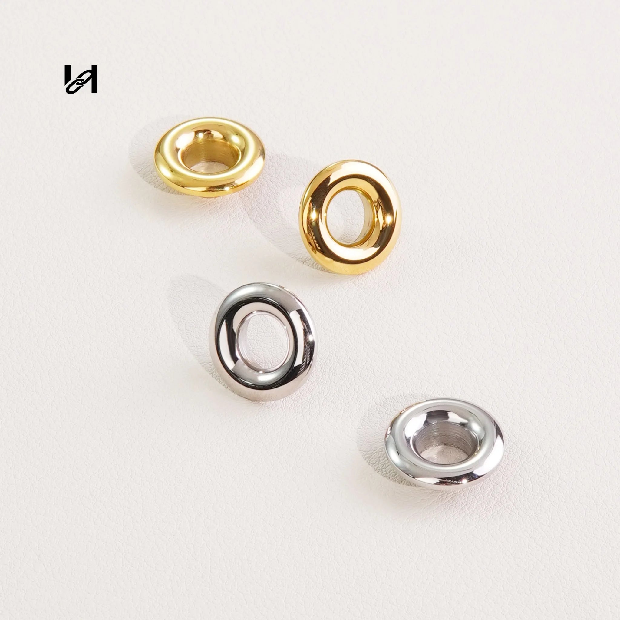 Custom Double-Curved Grommets | Stainless Steel | CNC Machined Hardwar - hardware