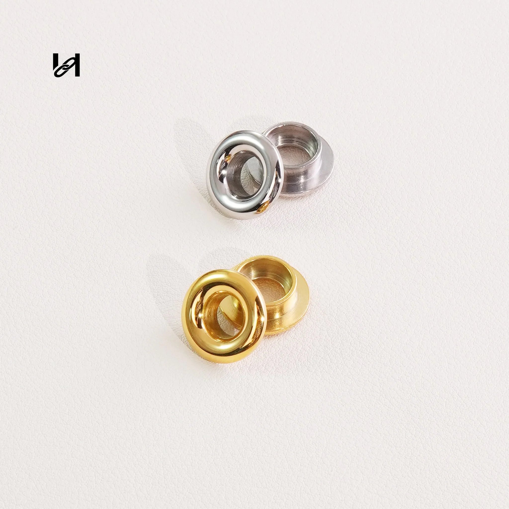 Custom Double-Curved Grommets | Stainless Steel | CNC Machined Hardwar - hardware