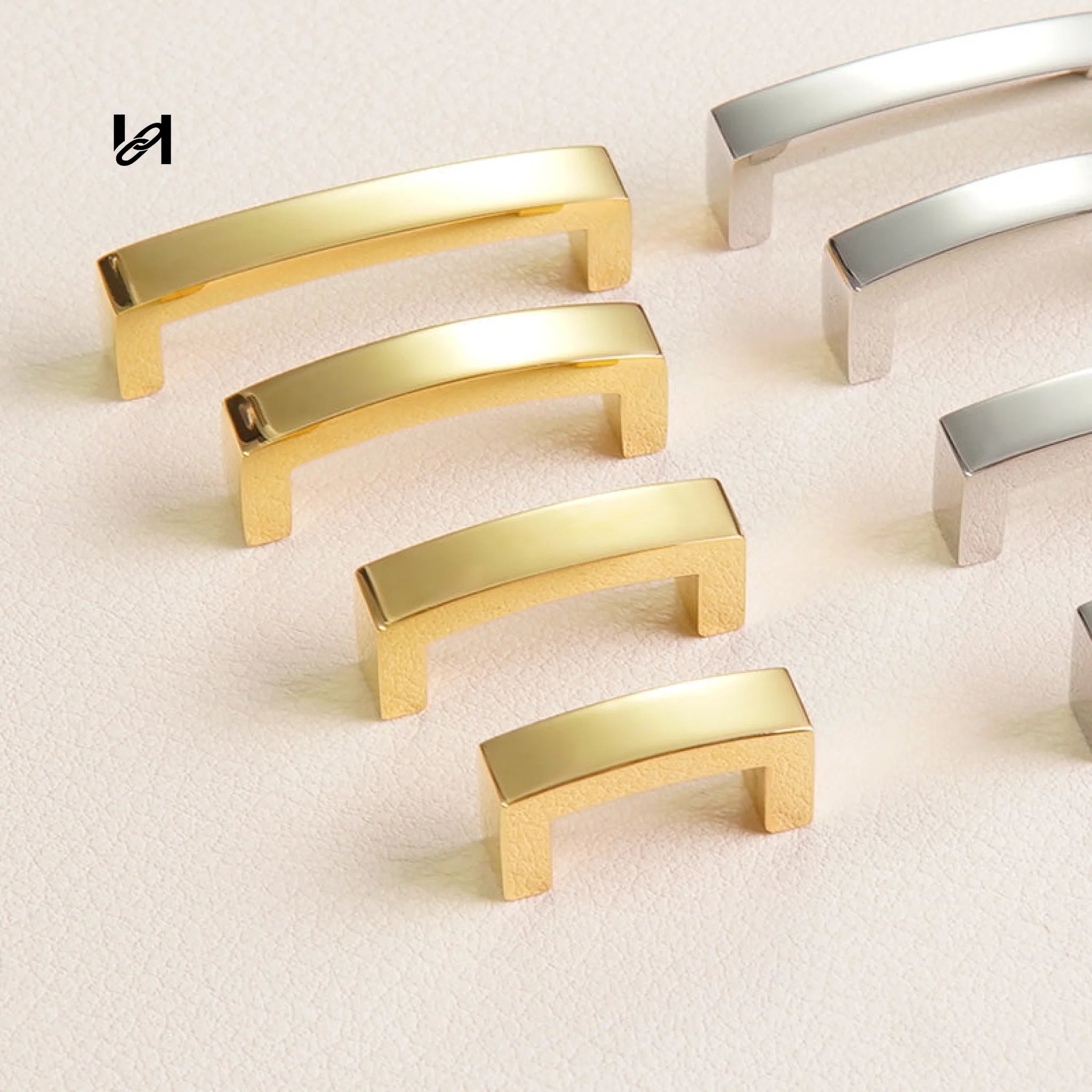 Custom Flat Stainless Steel Handle Holder Connectors - hardware
