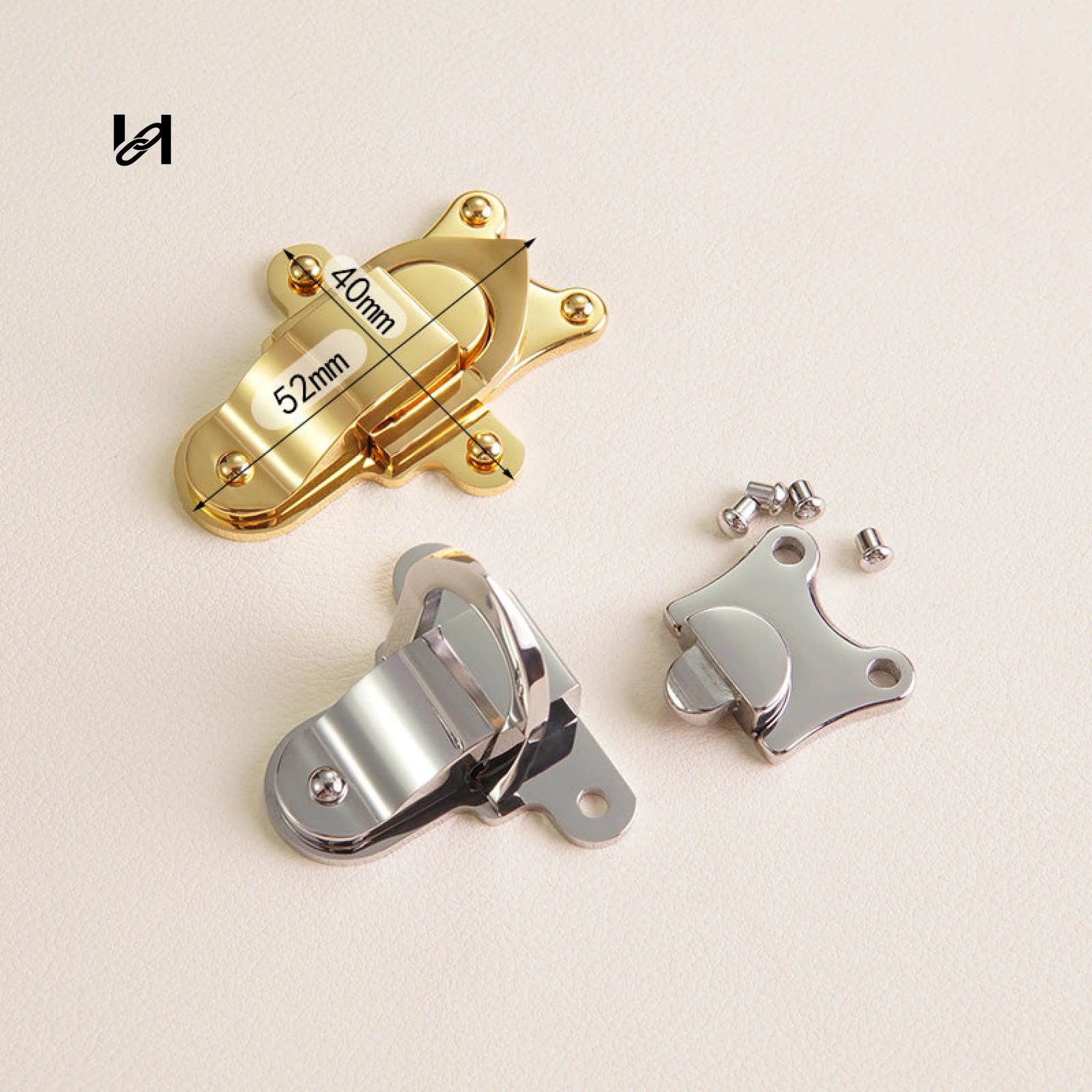 Custom Stainless Steel Clipper Closure Locks for Suitcases & Trunks-1 - hardware