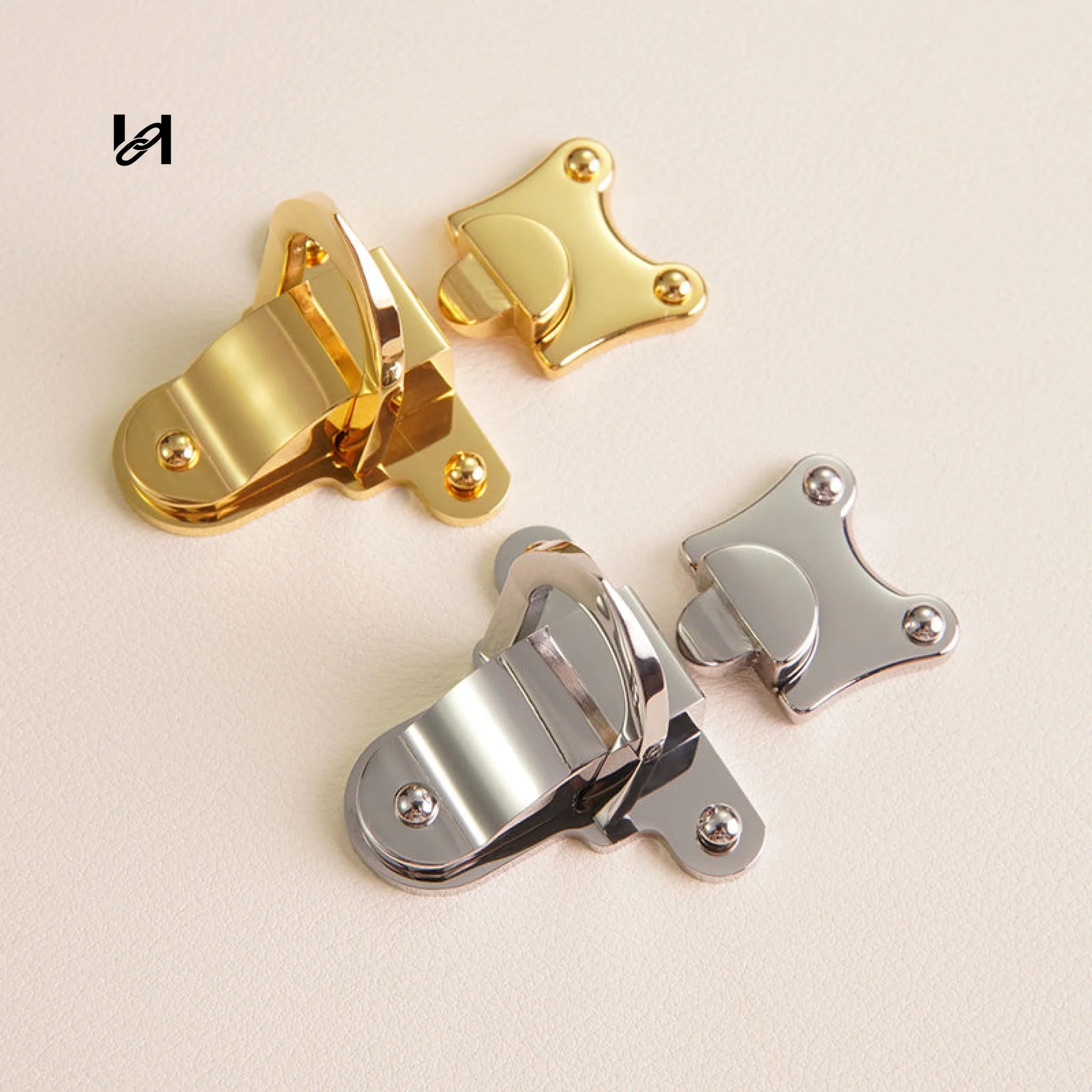 Custom Stainless Steel Clipper Closure Locks for Suitcases & Trunks-1 - hardware