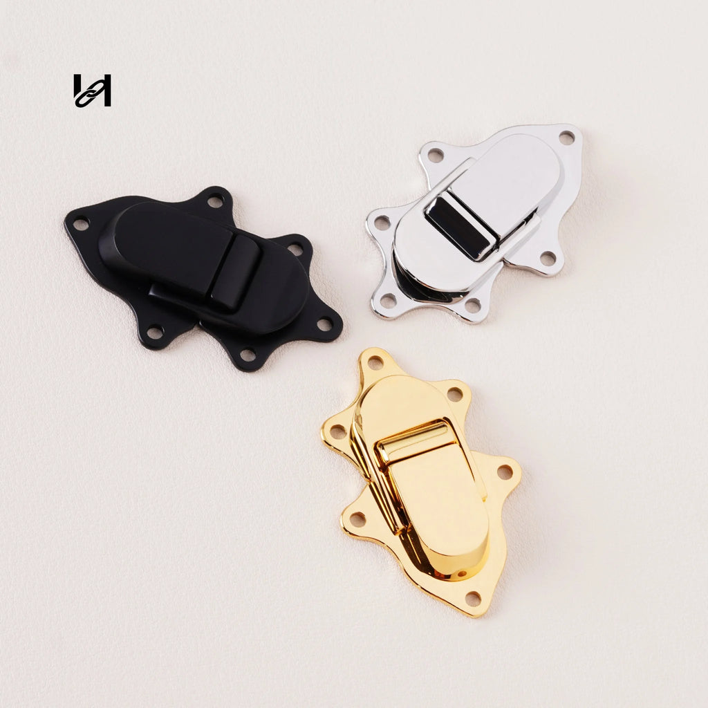 Custom Stainless Steel Clipper Closure Locks for Suitcases & Trunks-2 - hardware