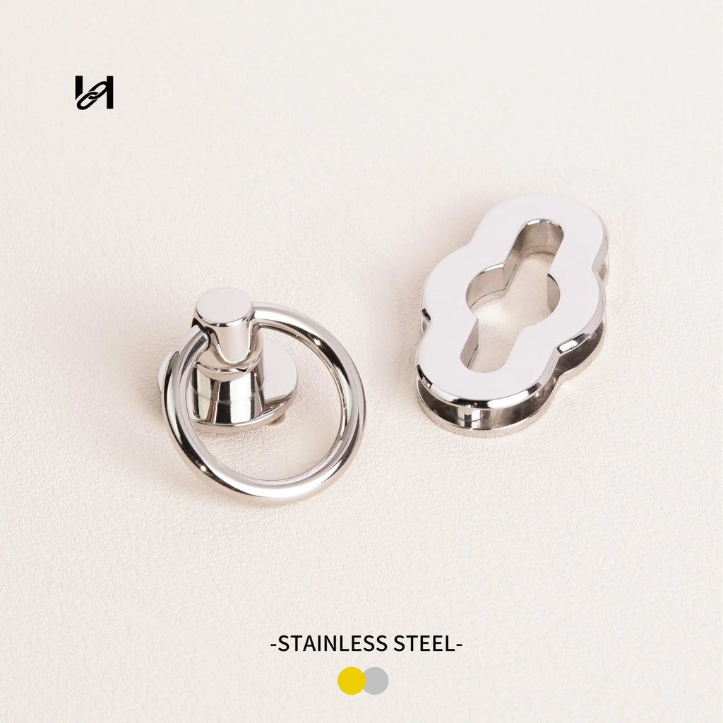 Circle-ring oval Flower Design Closure Locks - hardware