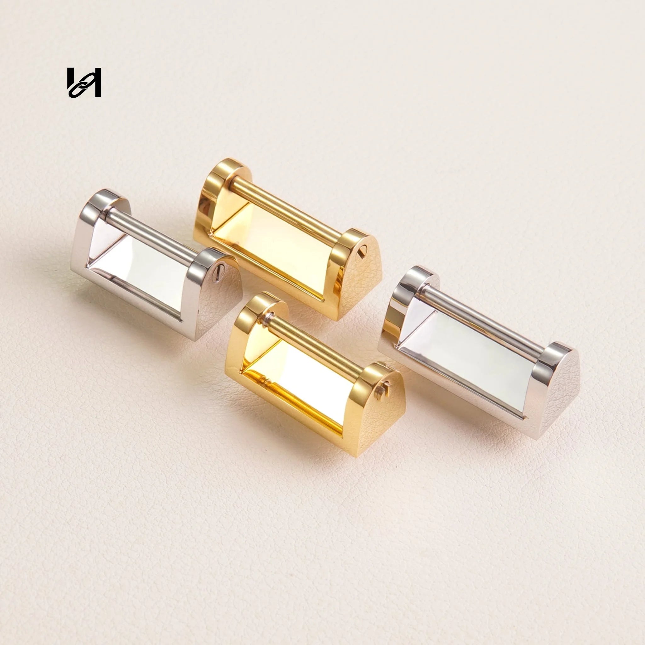 Custom Stainless Steel Handle Holder Connectors for Bags - hardware
