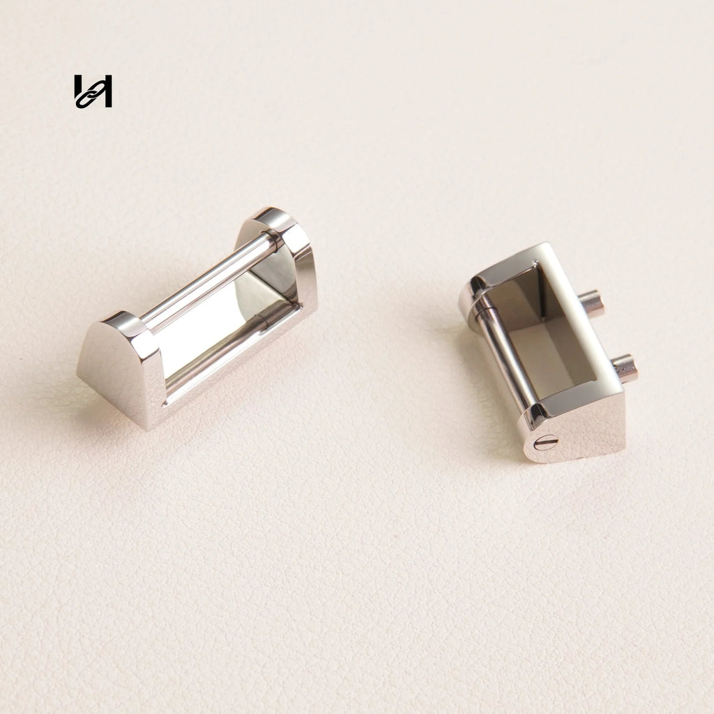 Custom Stainless Steel Handle Holder Connectors for Bags - hardware