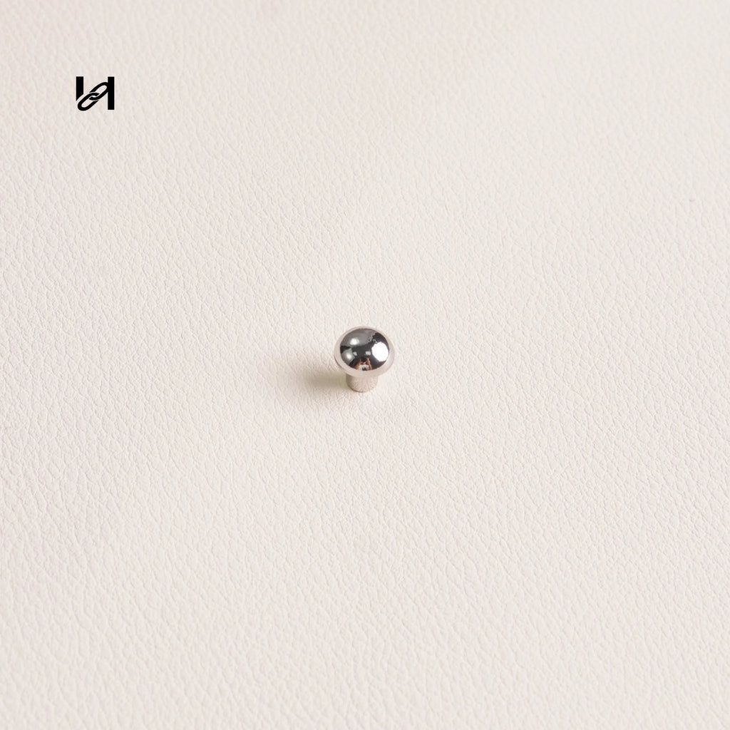 Custom Stainless Steel Mushroom Head Screws - 4mm-1pcs / Silver - hardware