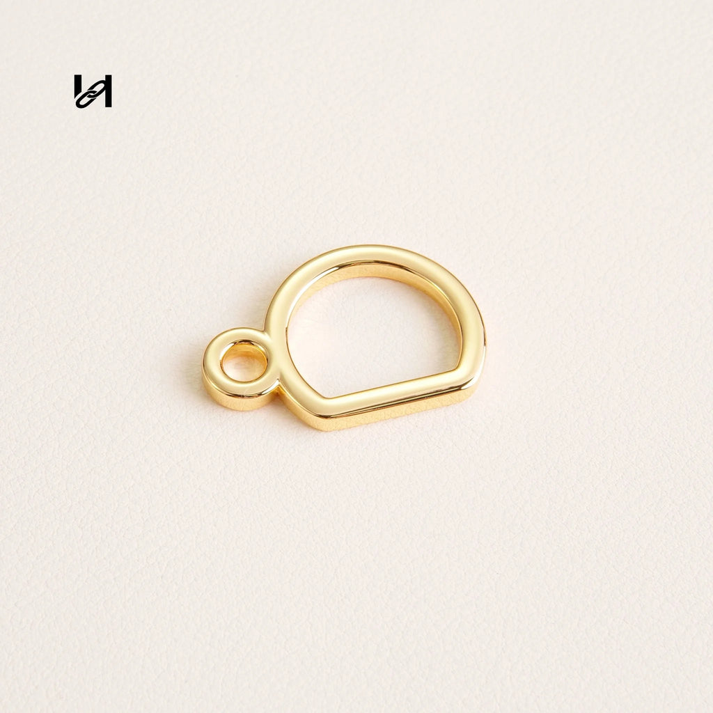 D-buckle for bag strape - Gold - hardware
