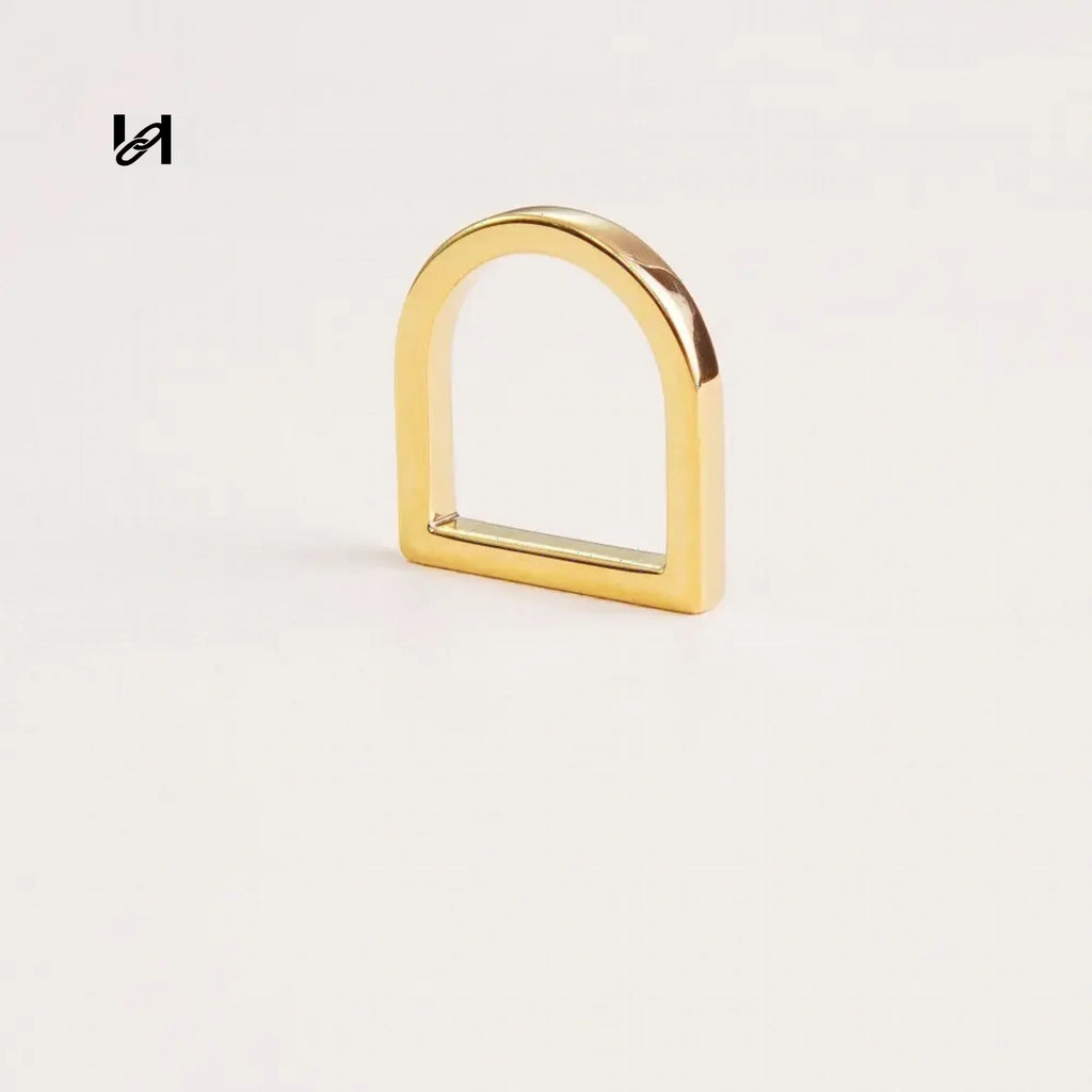D ring-T bar - Gold / D-Ring
