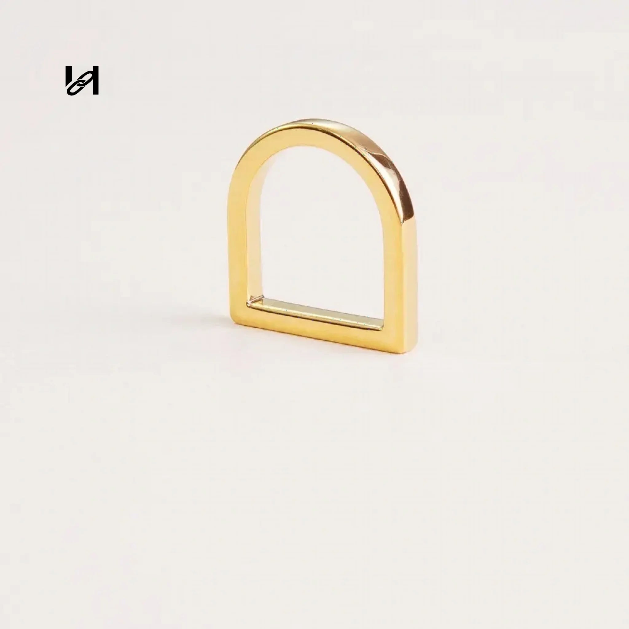D ring-T bar - Gold / D-Ring