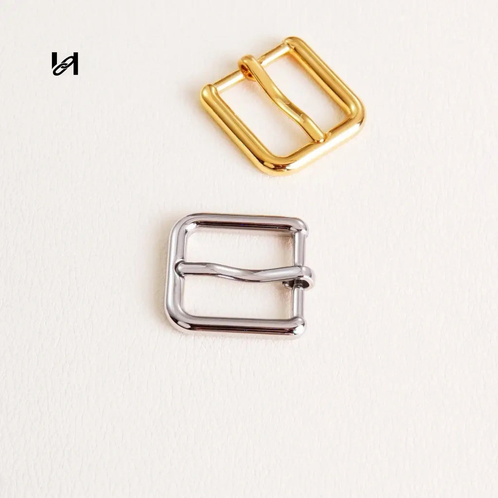 DC 3.2/1.8CM Leather-strap Belt Buckle - 1.8CM / silver - hardware