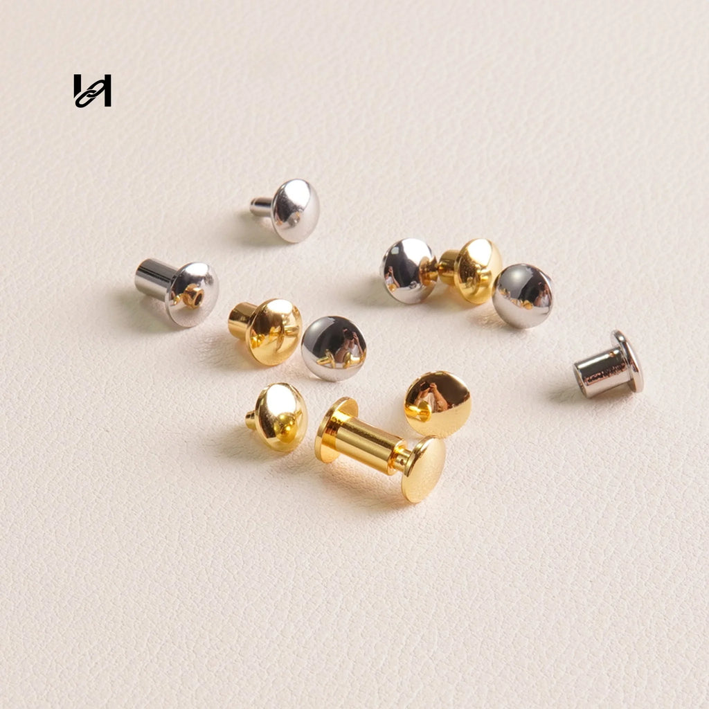 Double Cap Rivets – Stainless Steel Hardware for Leather & Bags - hardware