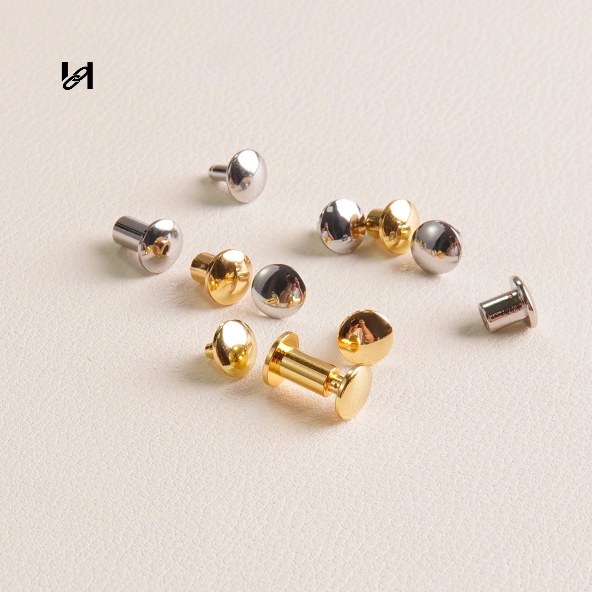 Double Cap Rivets – Stainless Steel Hardware for Leather & Bags - hardware