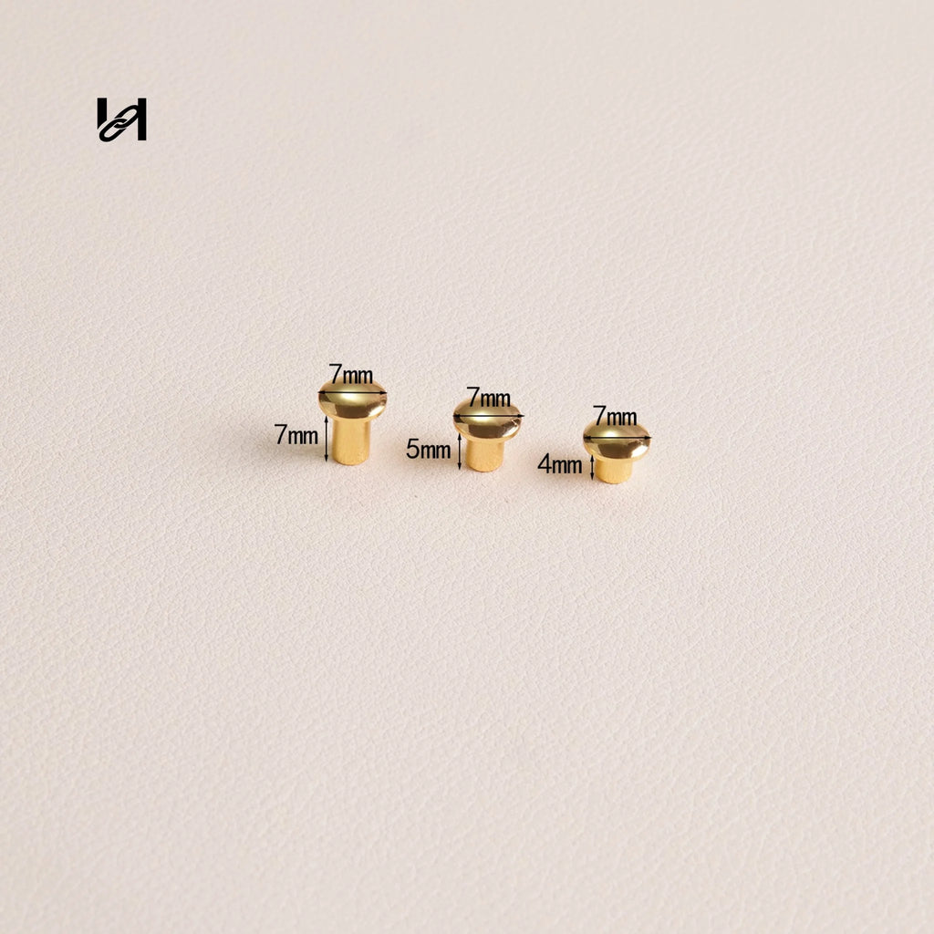 Double Cap Rivets – Stainless Steel Hardware for Leather & Bags - hardware