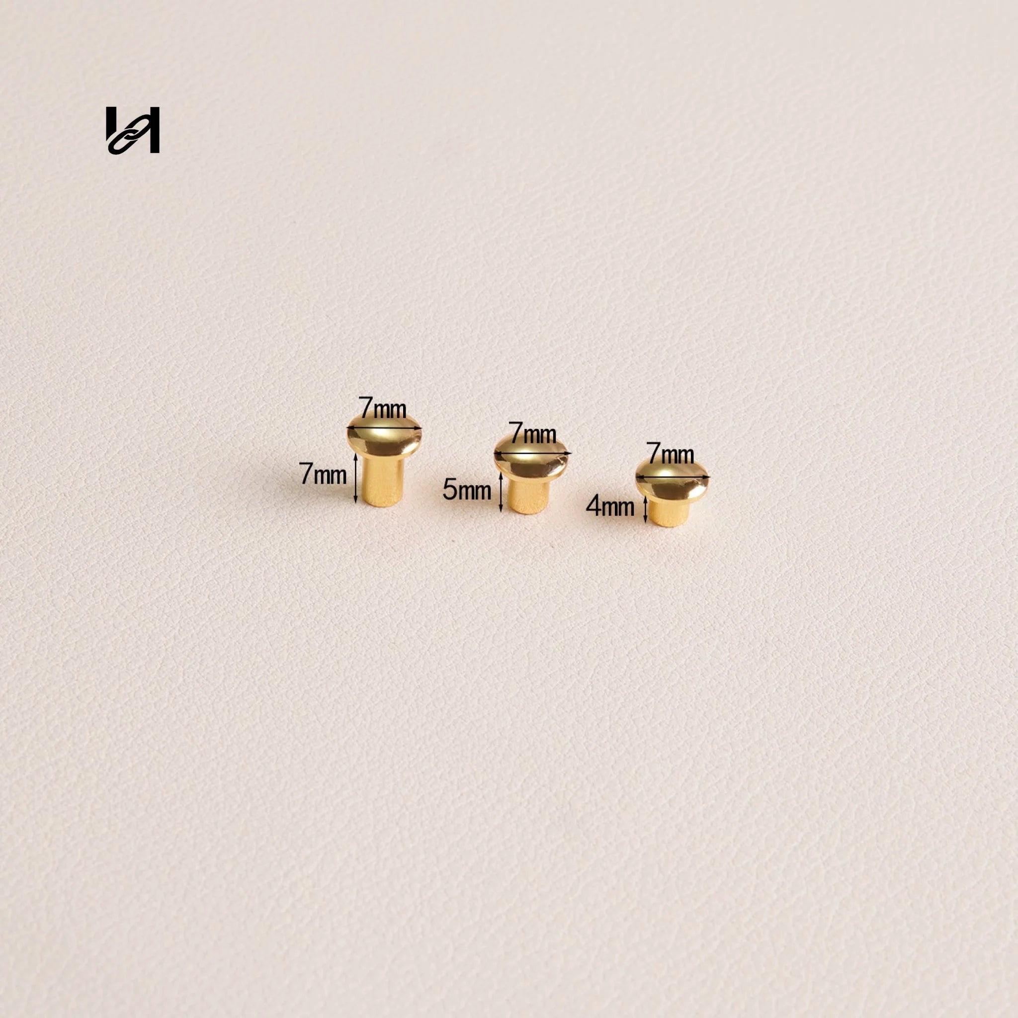 Double Cap Rivets – Stainless Steel Hardware for Leather & Bags - hardware