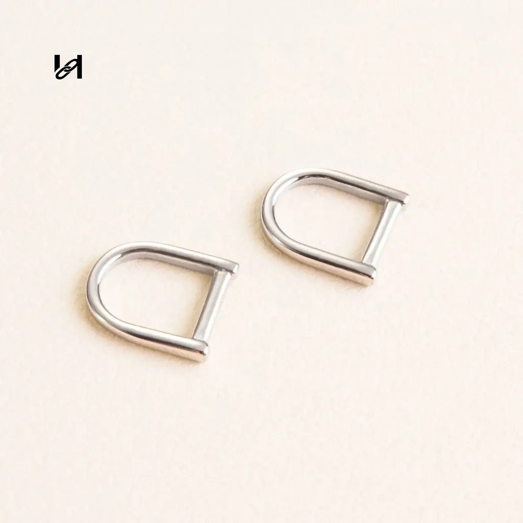 Fashion Design Stainless Steel 8.5MM D ring for zipper - Silver - hardware
