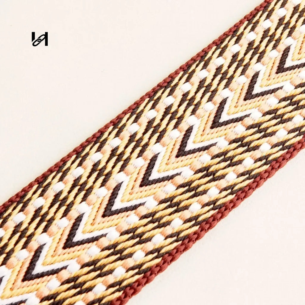 Fashion Webbing 38 mm / 50 mm Width - 50mm Width Coffee /100cm - hardware