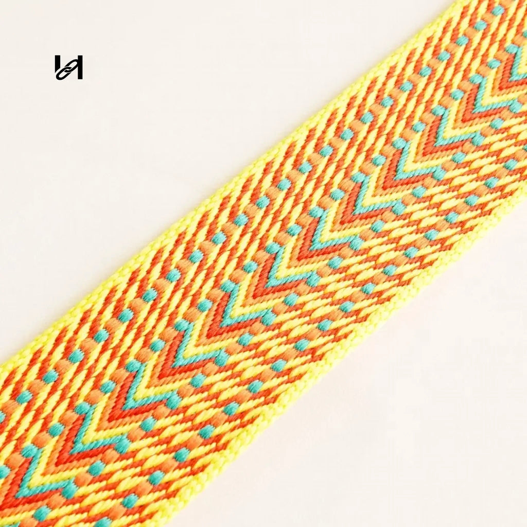 Fashion Webbing 38 mm / 50 mm Width - 50mm Width Yellow /100cm - hardware