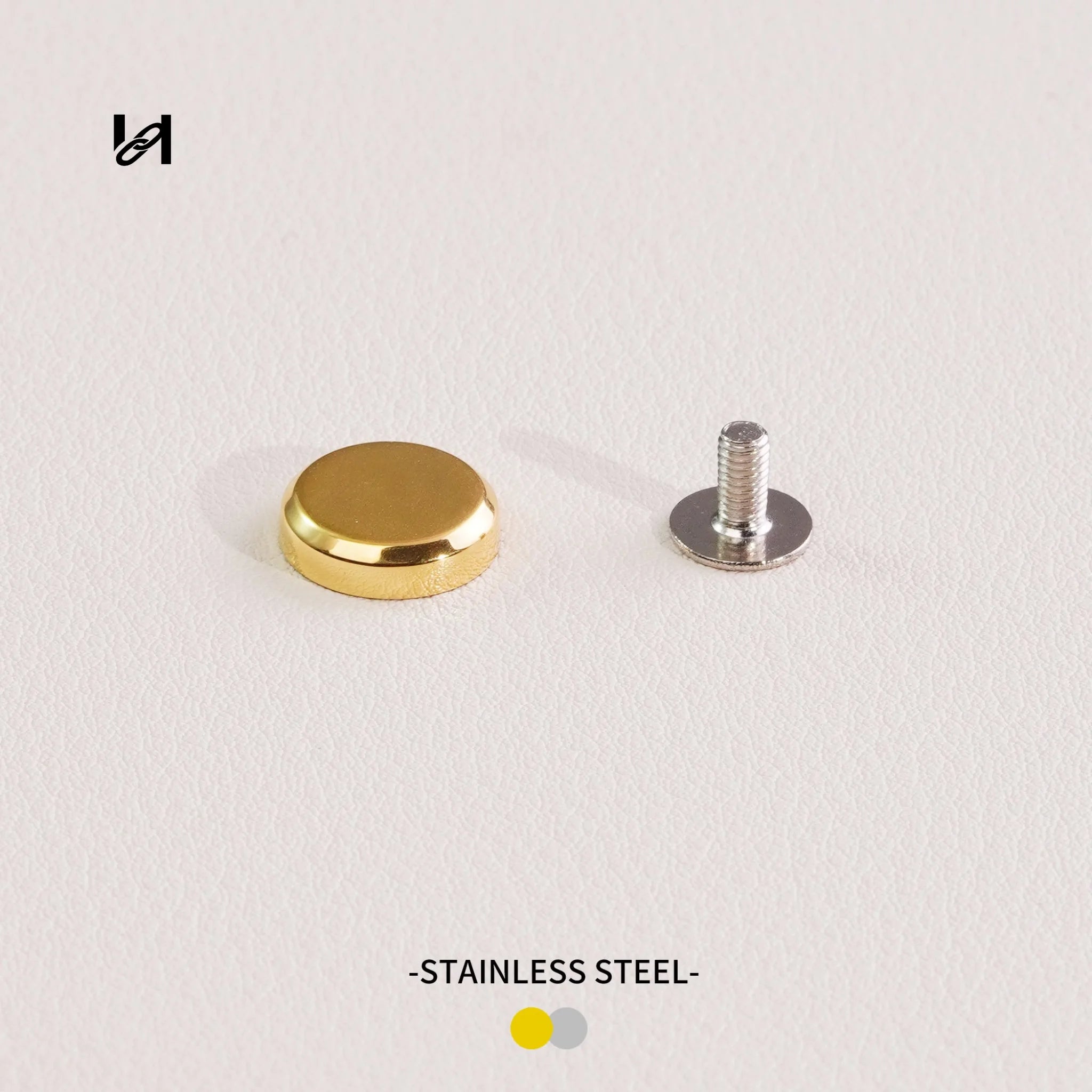 Flat Bag Feet – Stainless Steel Hardware for Bags & Leather Goods - gold / 10mm*12mm - hardware