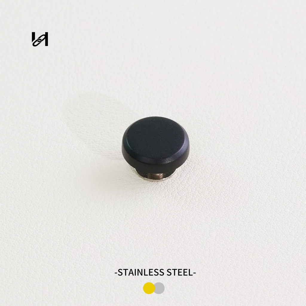 Flat Bag Feet – Stainless Steel Hardware for Bags & Leather Goods - black / 14mm*16mm - hardware