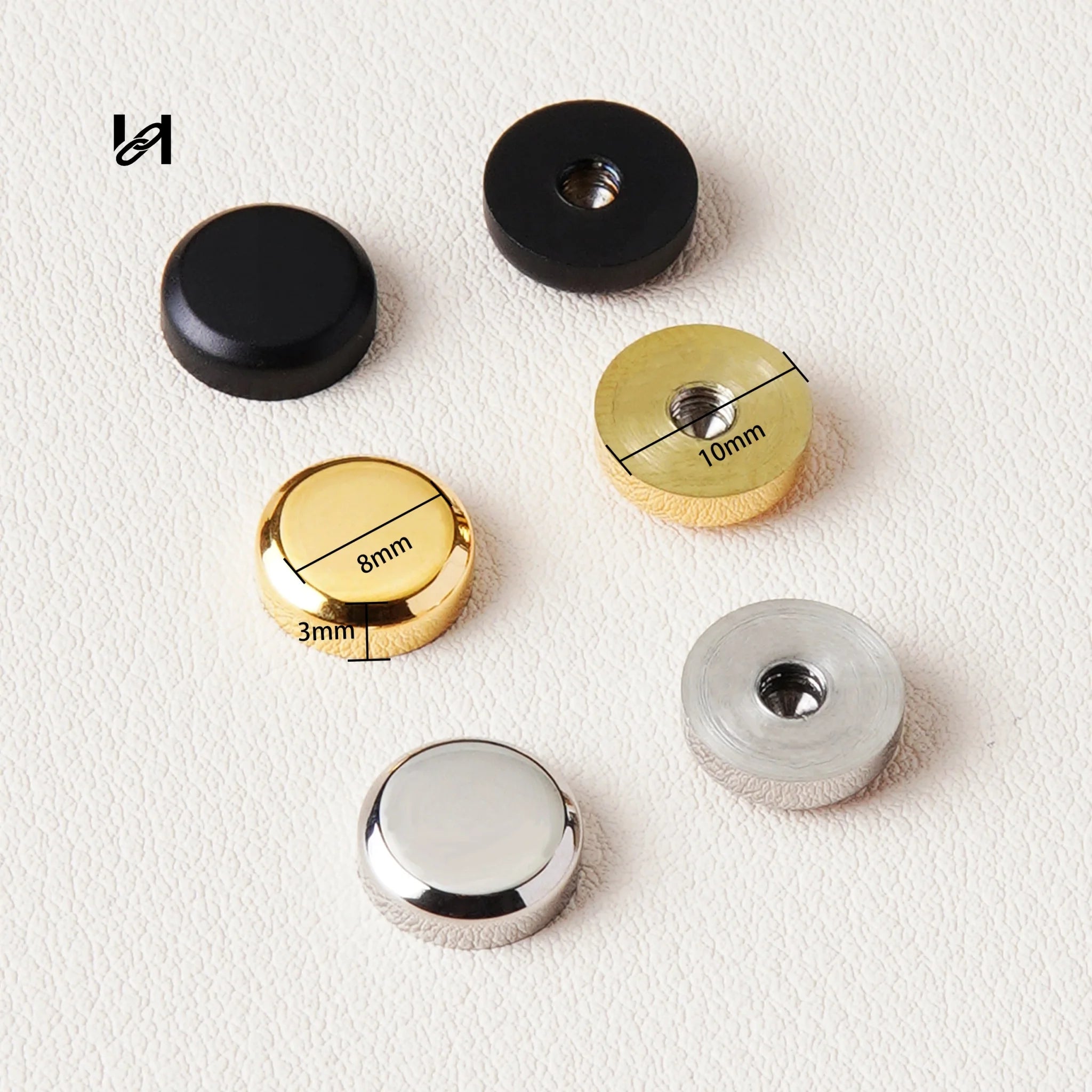 Flat Bag Feet – Stainless Steel Hardware for Bags & Leather Goods - hardware
