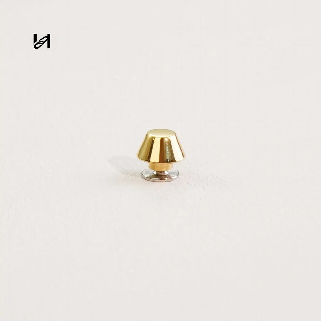 Flat-Conical Foot - gold - hardware
