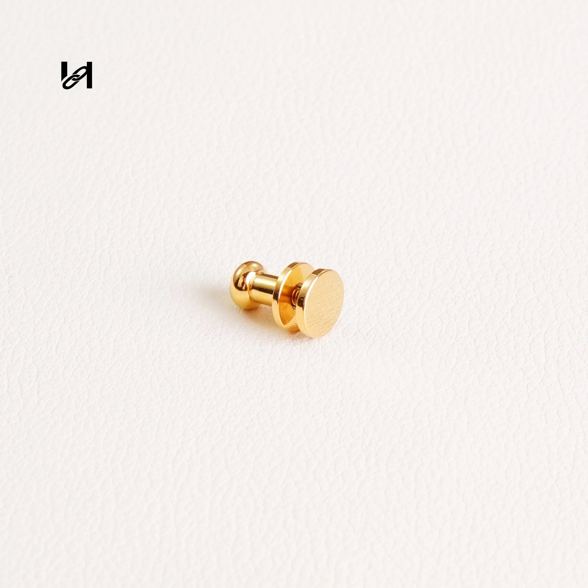 Flat Rivet Screw - gold / 1PCS - hardware