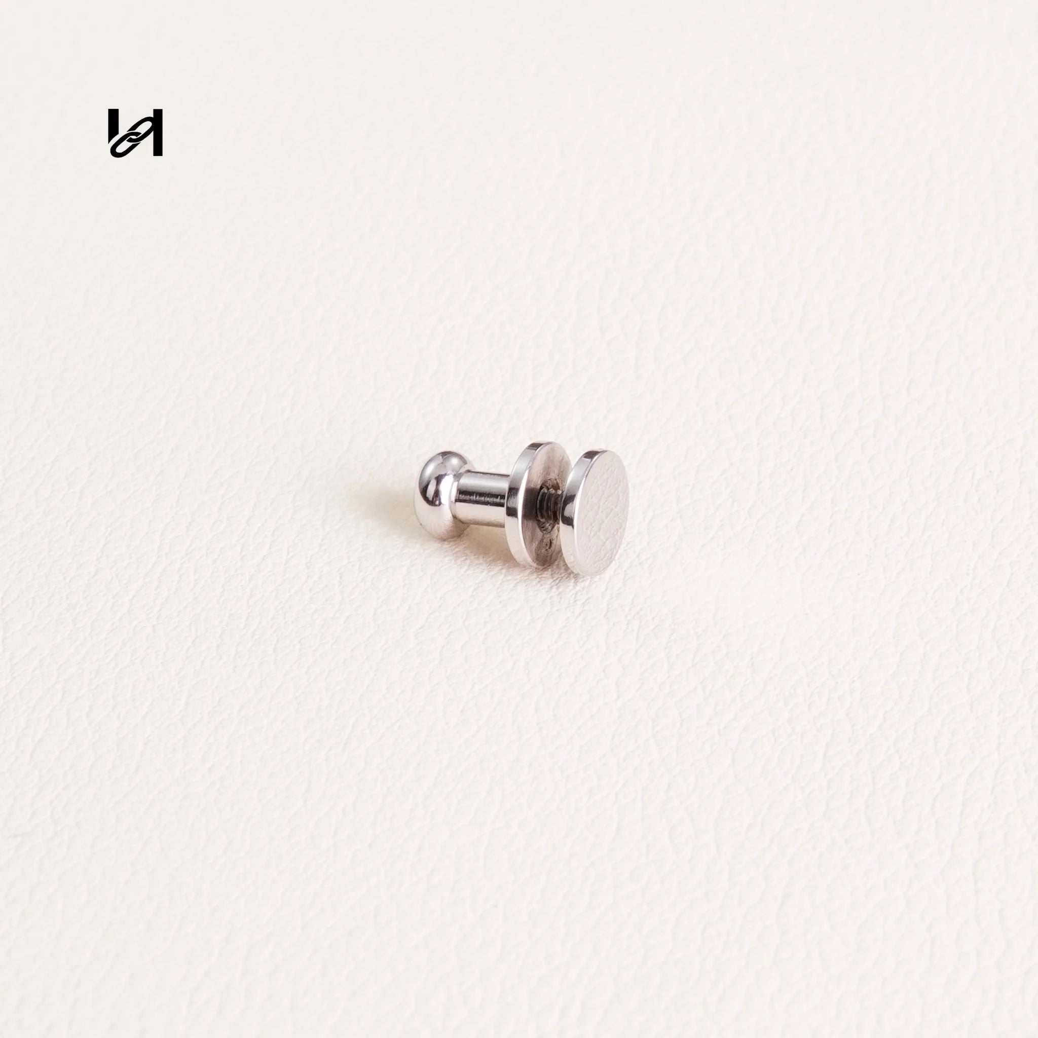 Flat Rivet Screw - silver / 1PCS - hardware