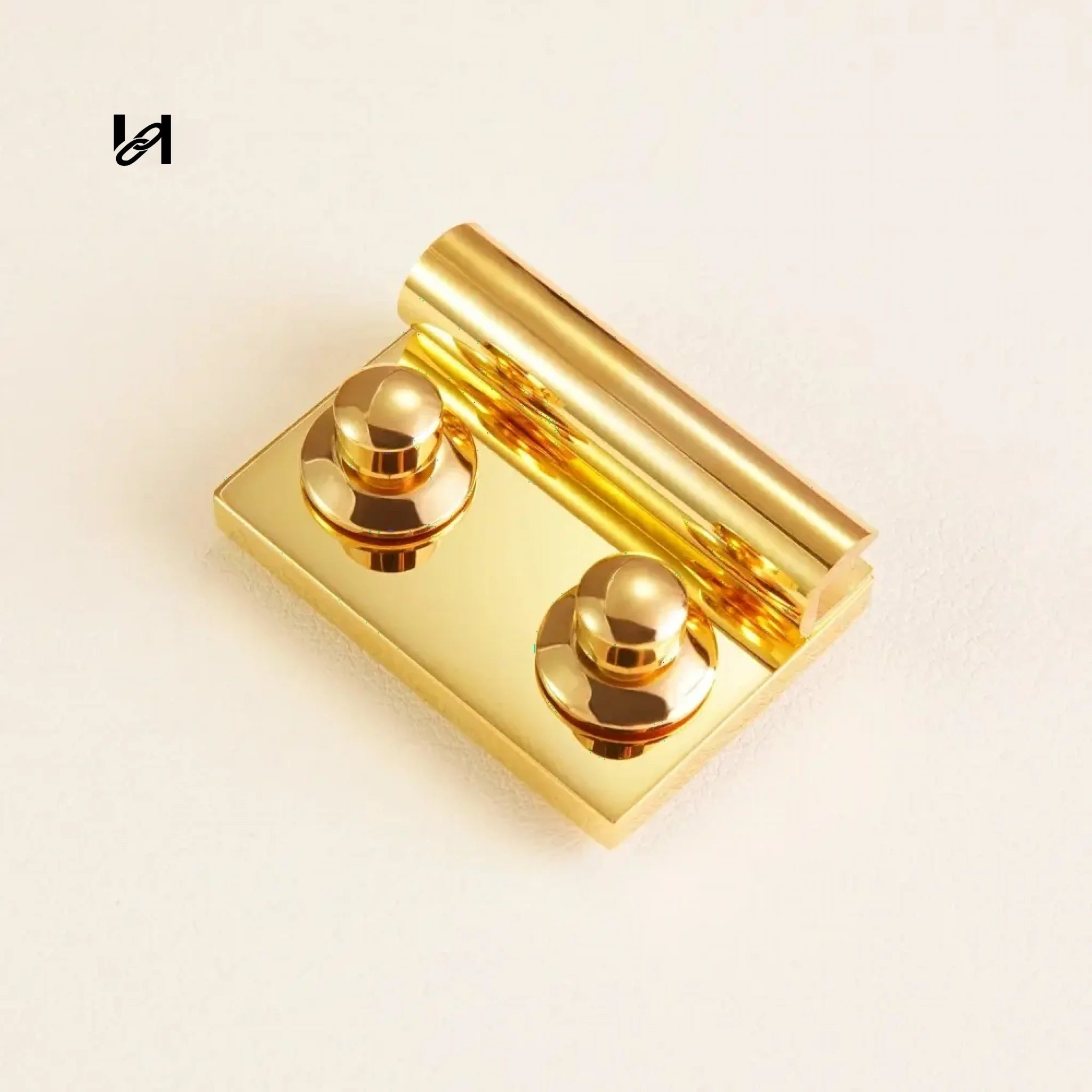 Handbag closure and briefcase lock - Gold - hardware