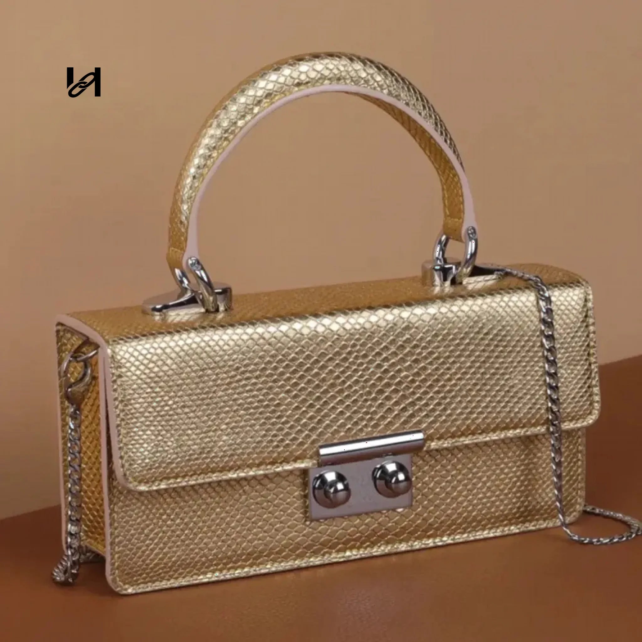 Handbag closure and briefcase lock - hardware