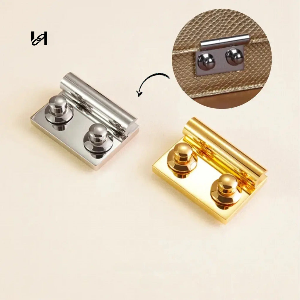 Handbag closure and briefcase lock - hardware