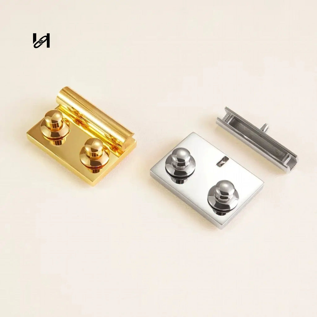 Handbag closure and briefcase lock - hardware