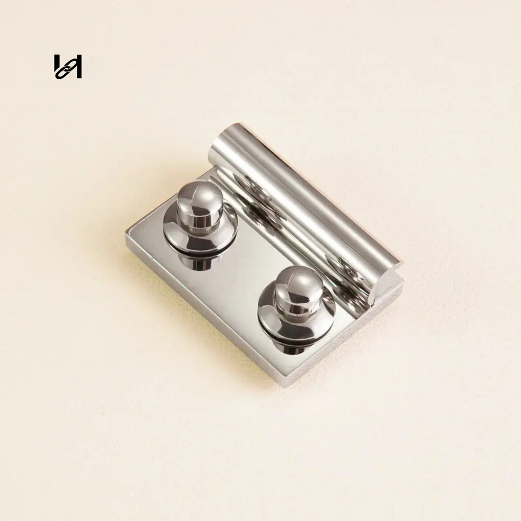 Handbag closure and briefcase lock - Silver - hardware