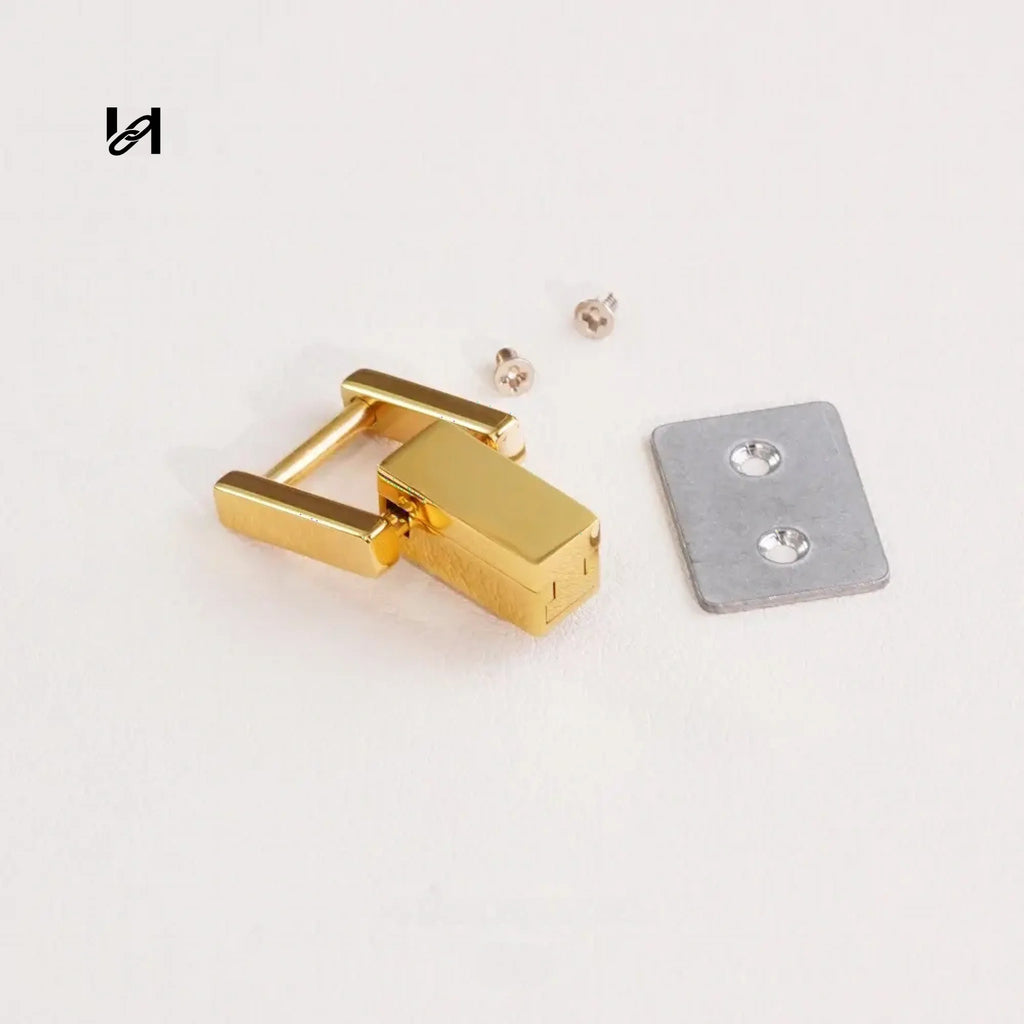 Stainless steel handle - Gold / (Two pieces) - hardware