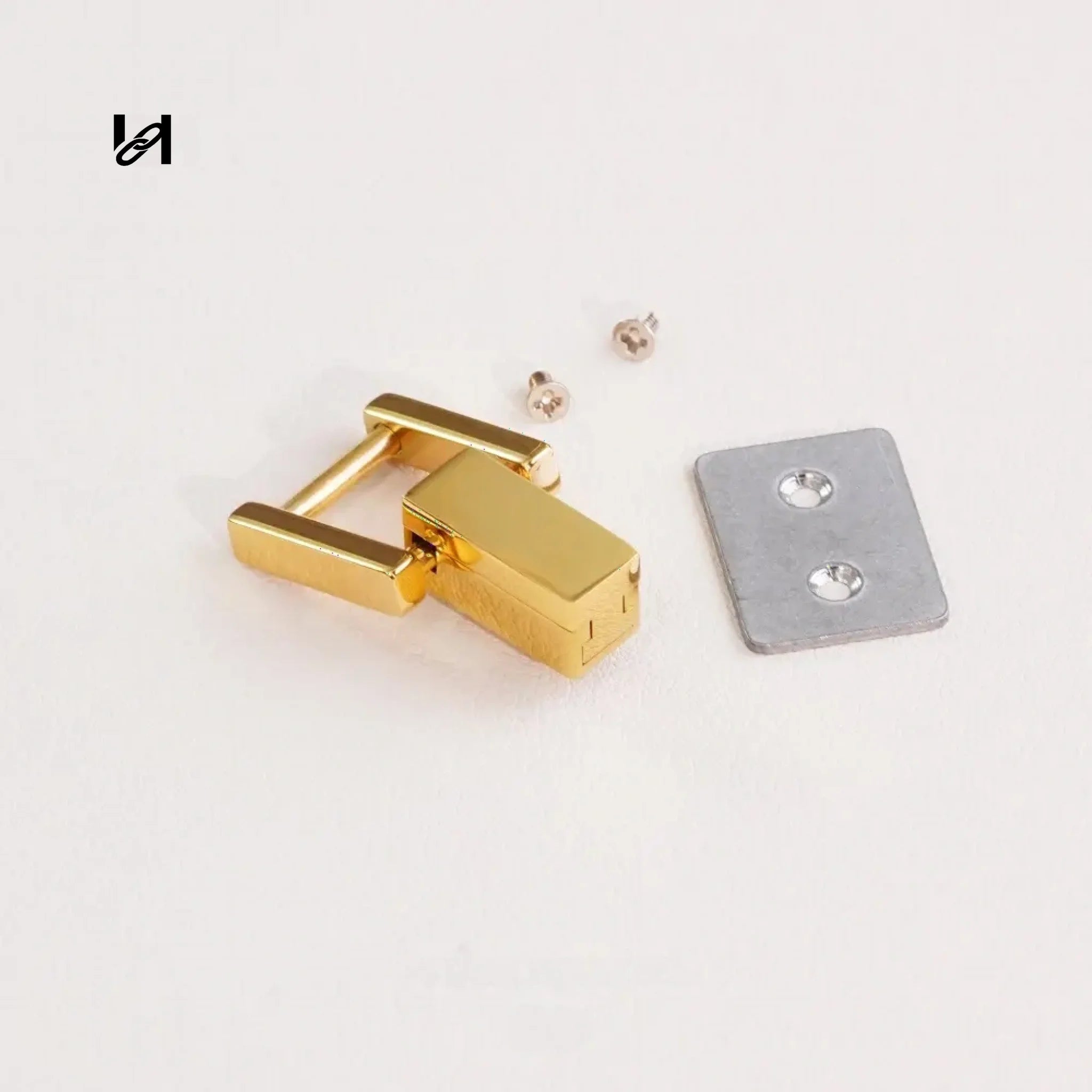 Stainless steel handle - Gold / (Two pieces) - hardware
