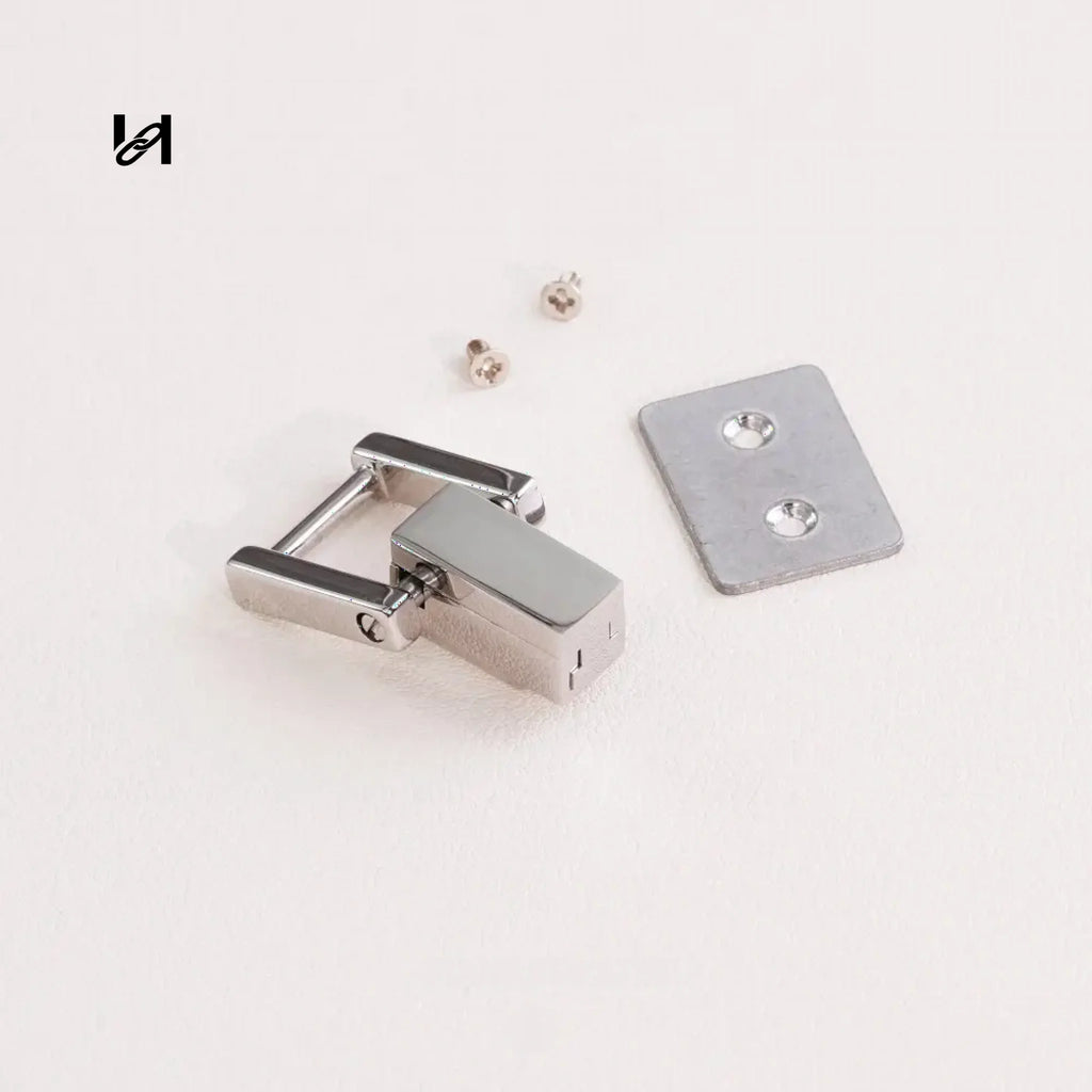 Stainless steel handle - Silver / (Two pieces) - hardware