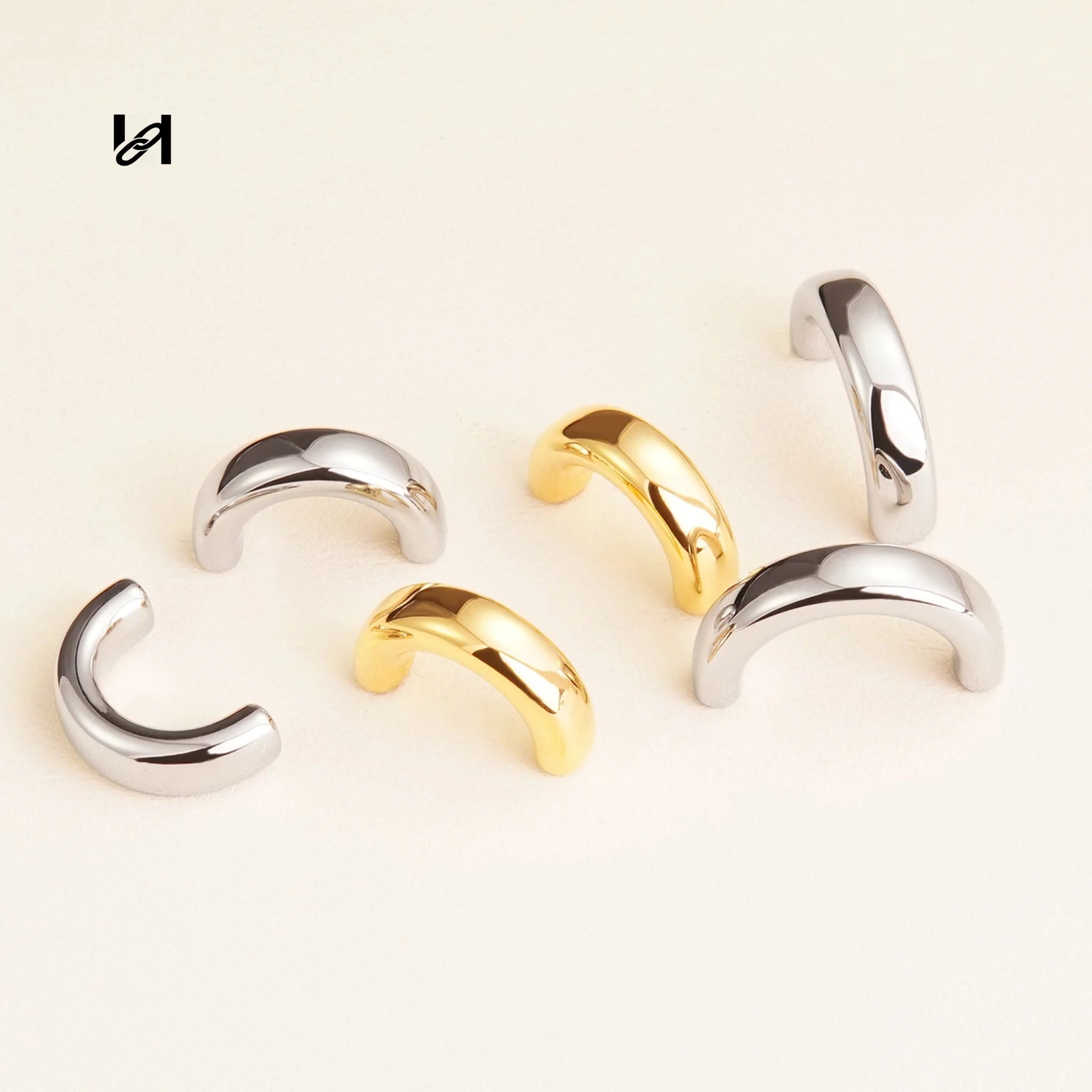 Handle Holder Connectors – Stainless Steel Hardware for Bags (Pair) - hardware