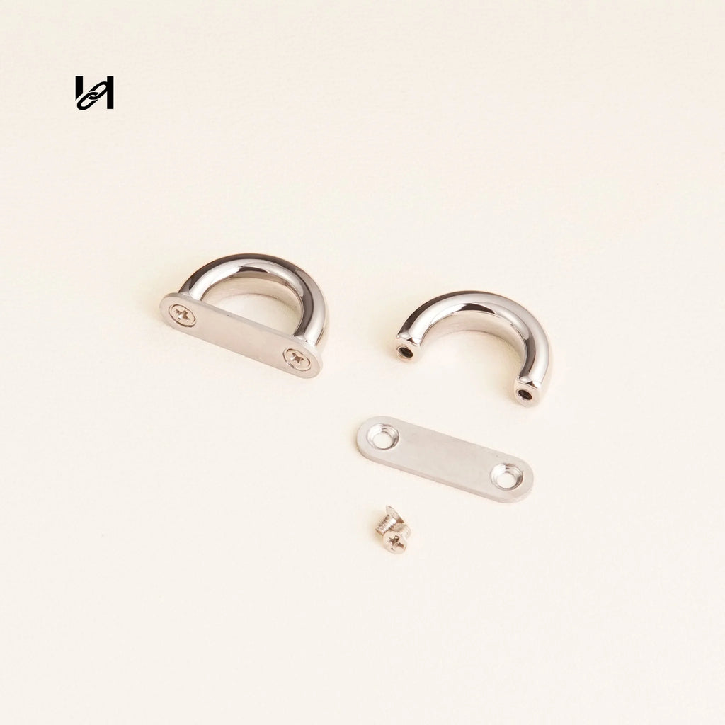 Handle Holder Connectors – Stainless Steel Hardware for Bags (Pair) - hardware