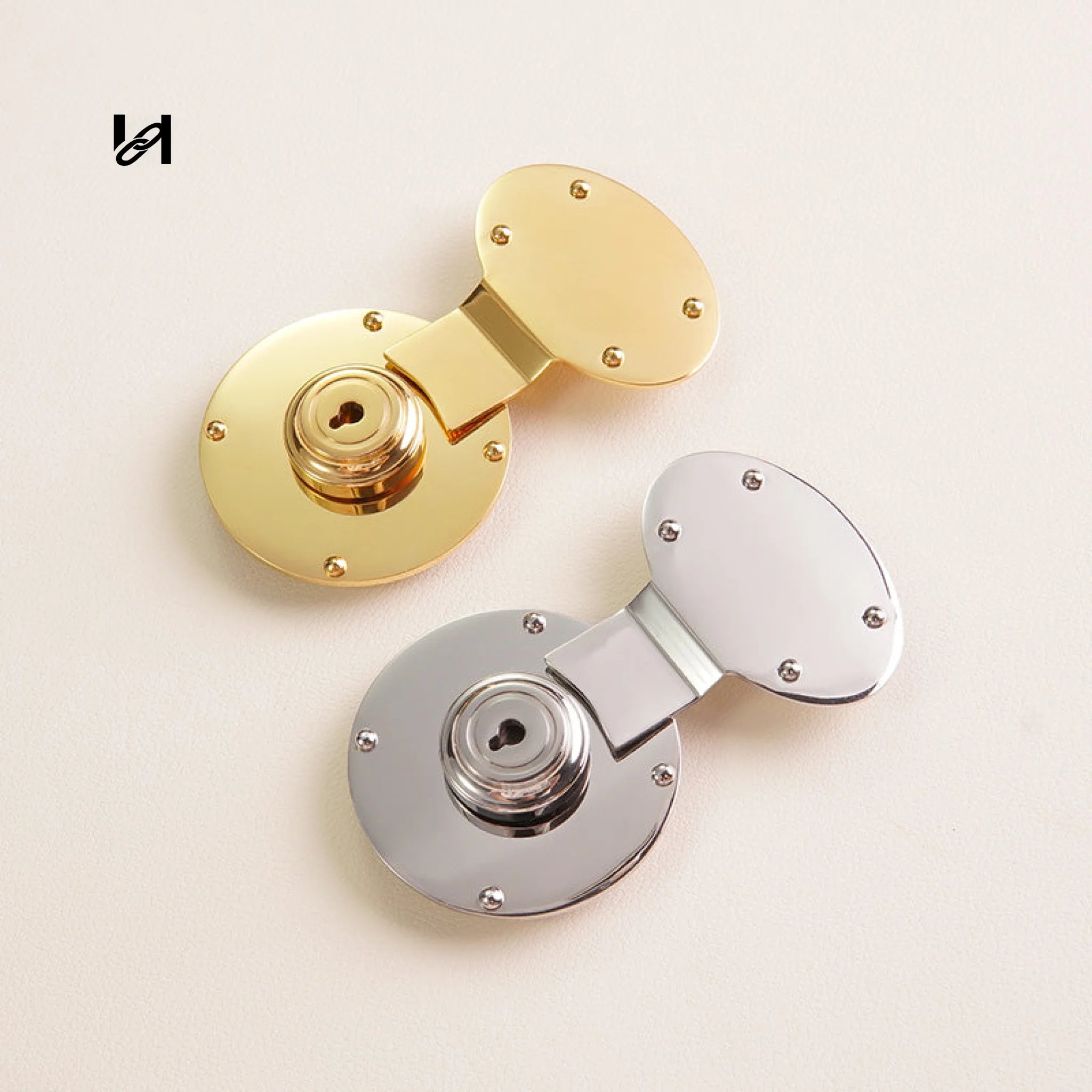Hasp Lock With Two Handle Holders - hardware