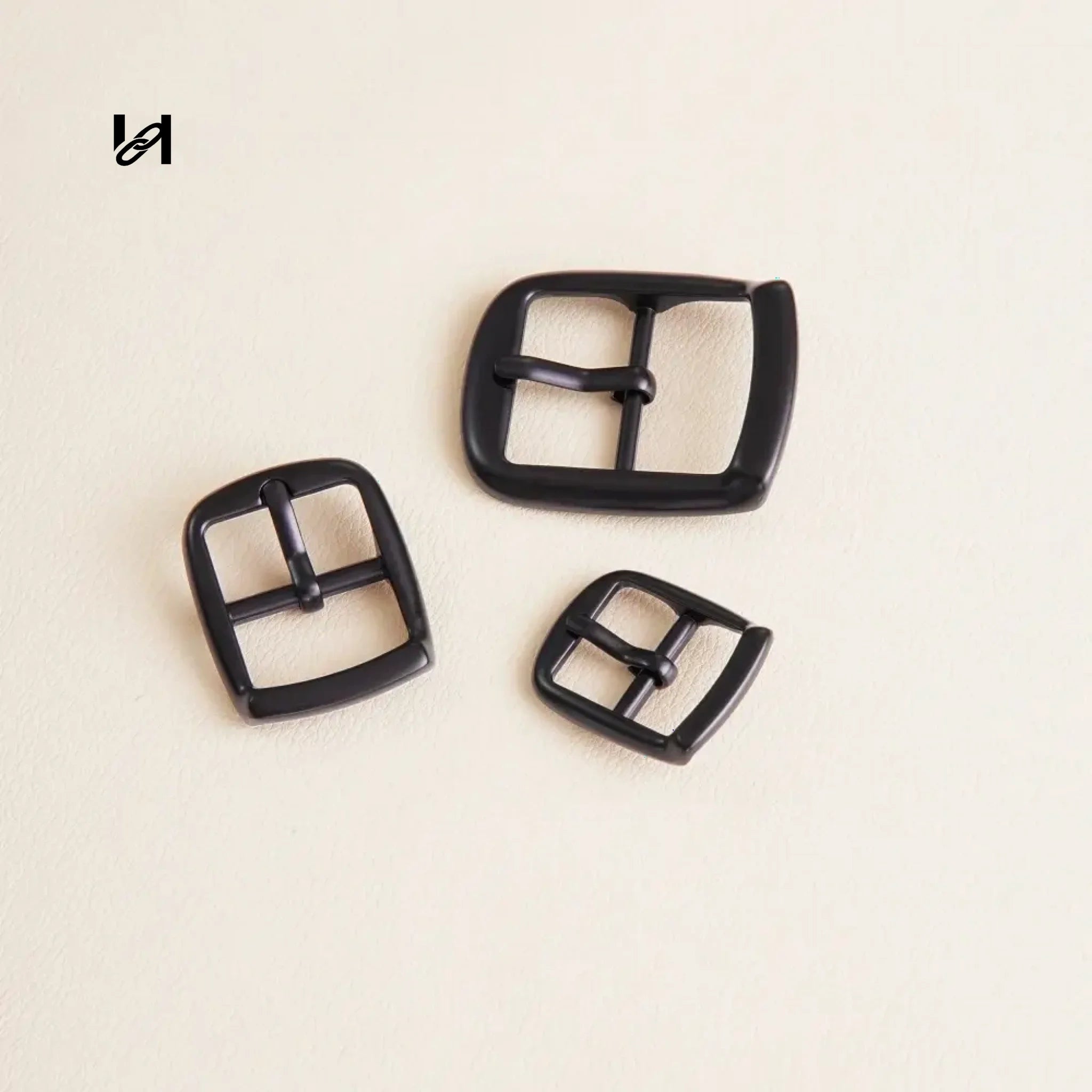 Horse Zinc Alloy Roller Buckle - 16mm / Black - hardware
